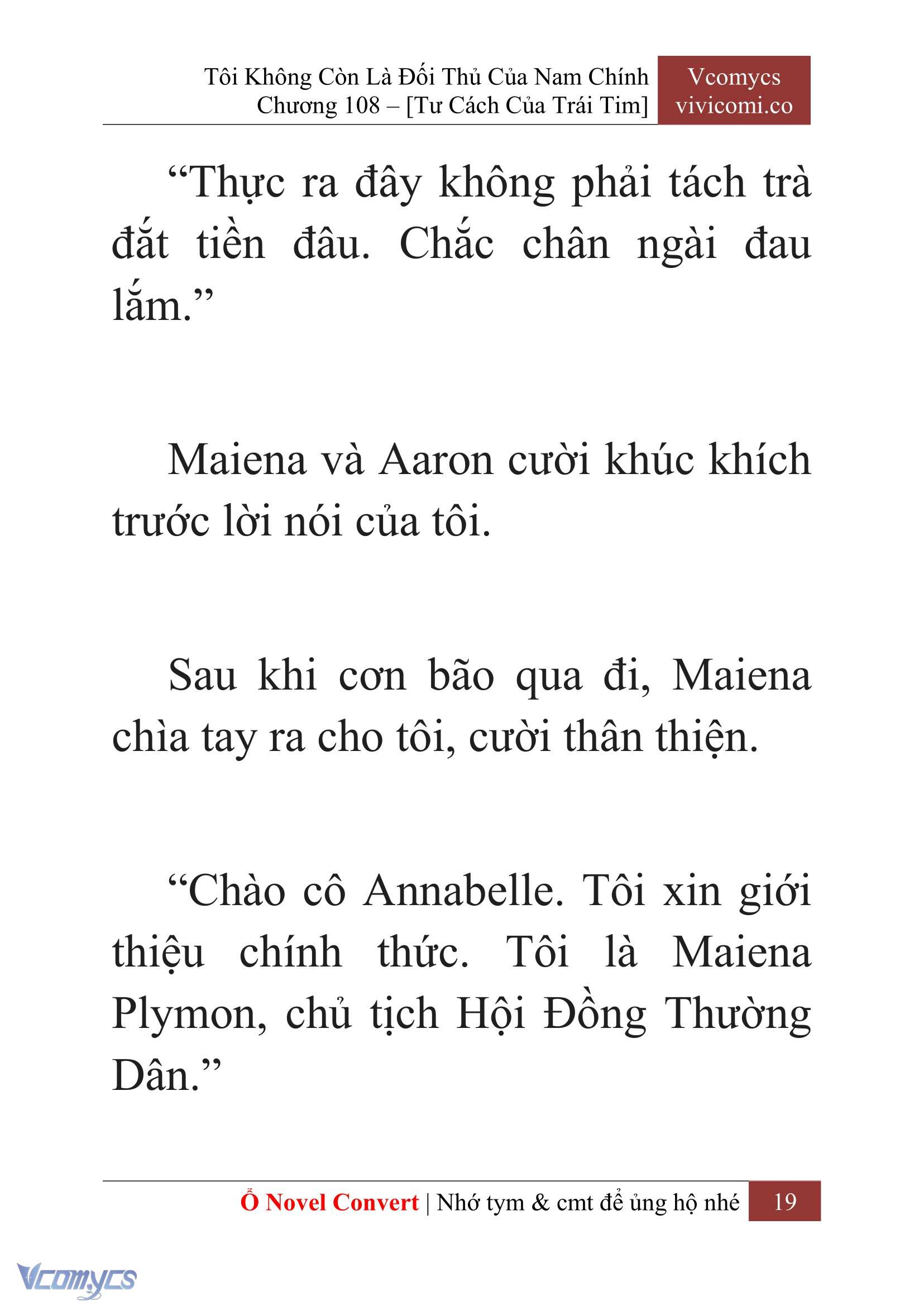 [Novel] Tôi Không Còn Là Đối Thủ Của Nam Chính Chapter  108 - 21