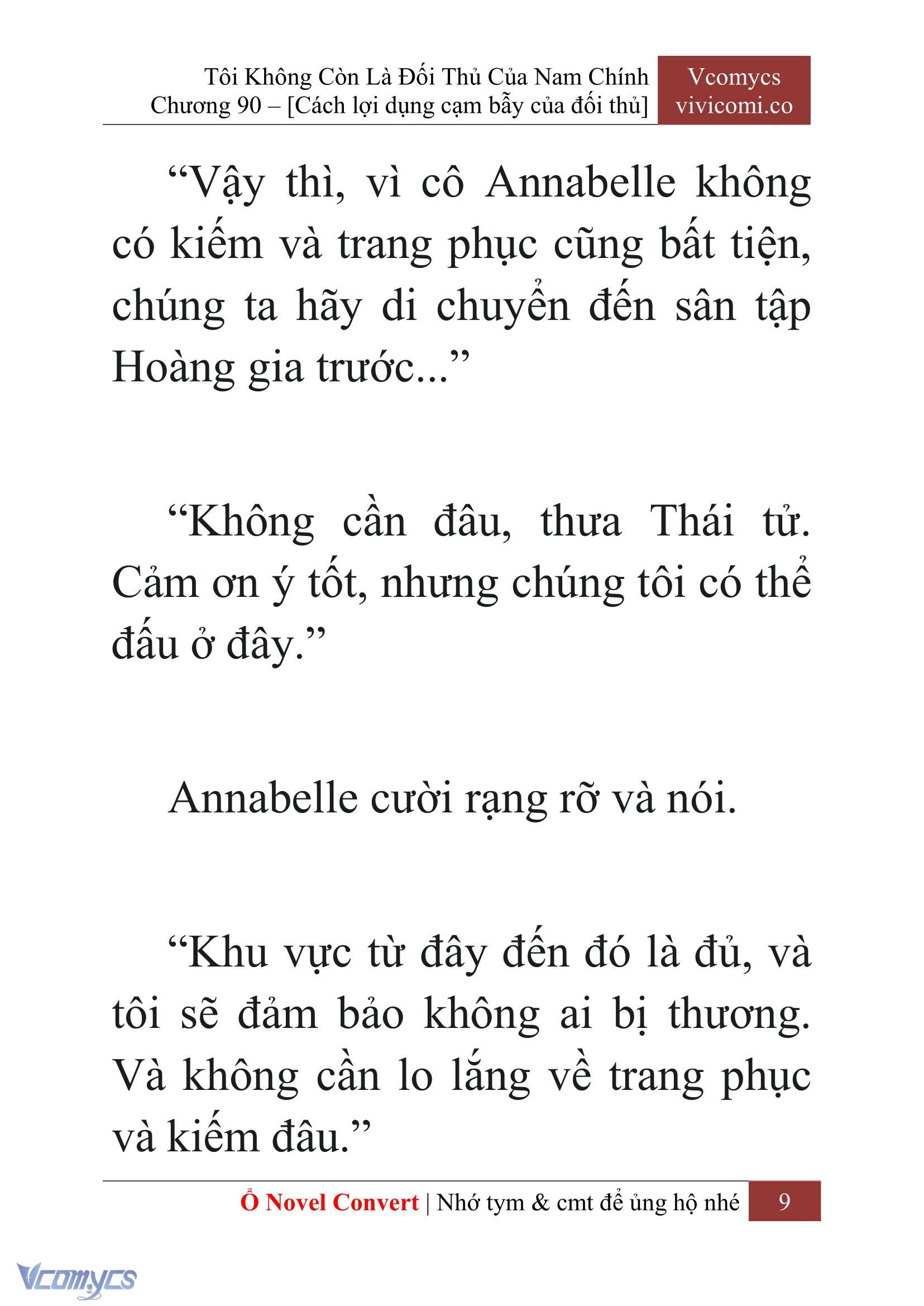 [Novel] Tôi Không Còn Là Đối Thủ Của Nam Chính Chapter  90 - 11