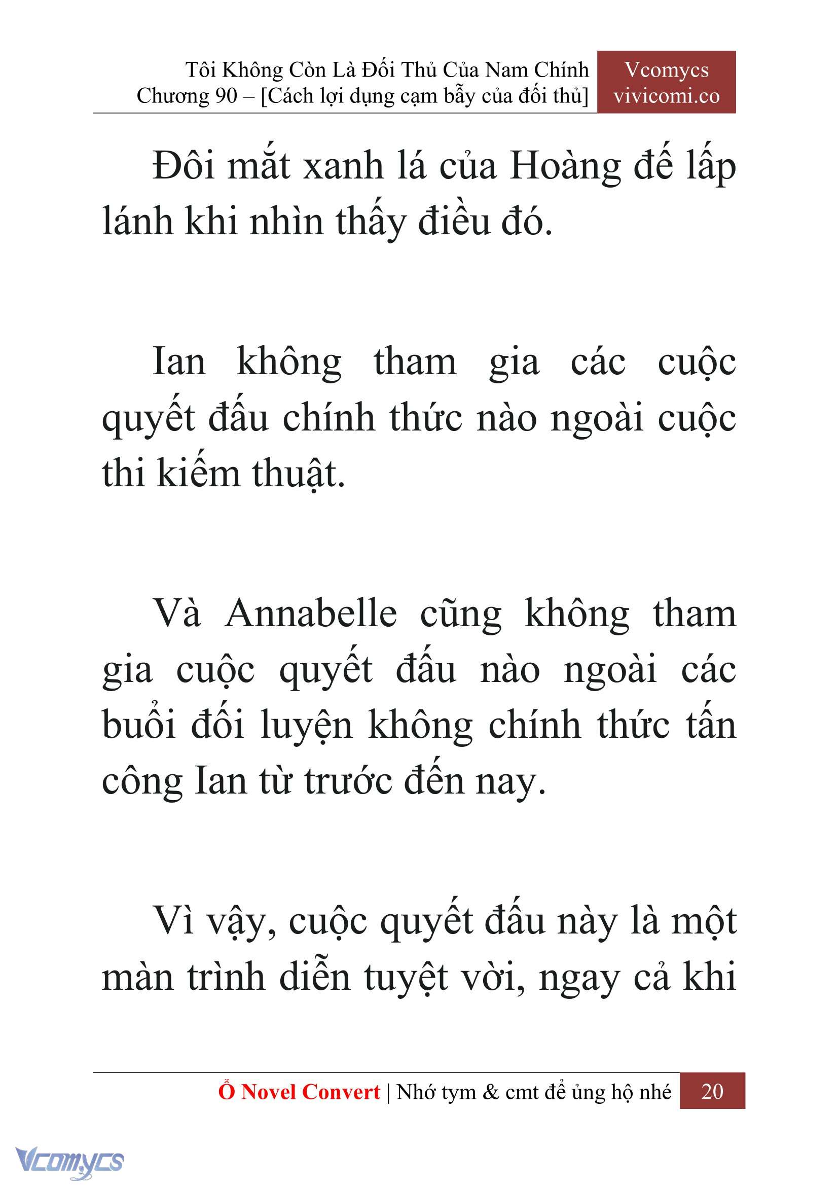 [Novel] Tôi Không Còn Là Đối Thủ Của Nam Chính Chapter  90 - 22
