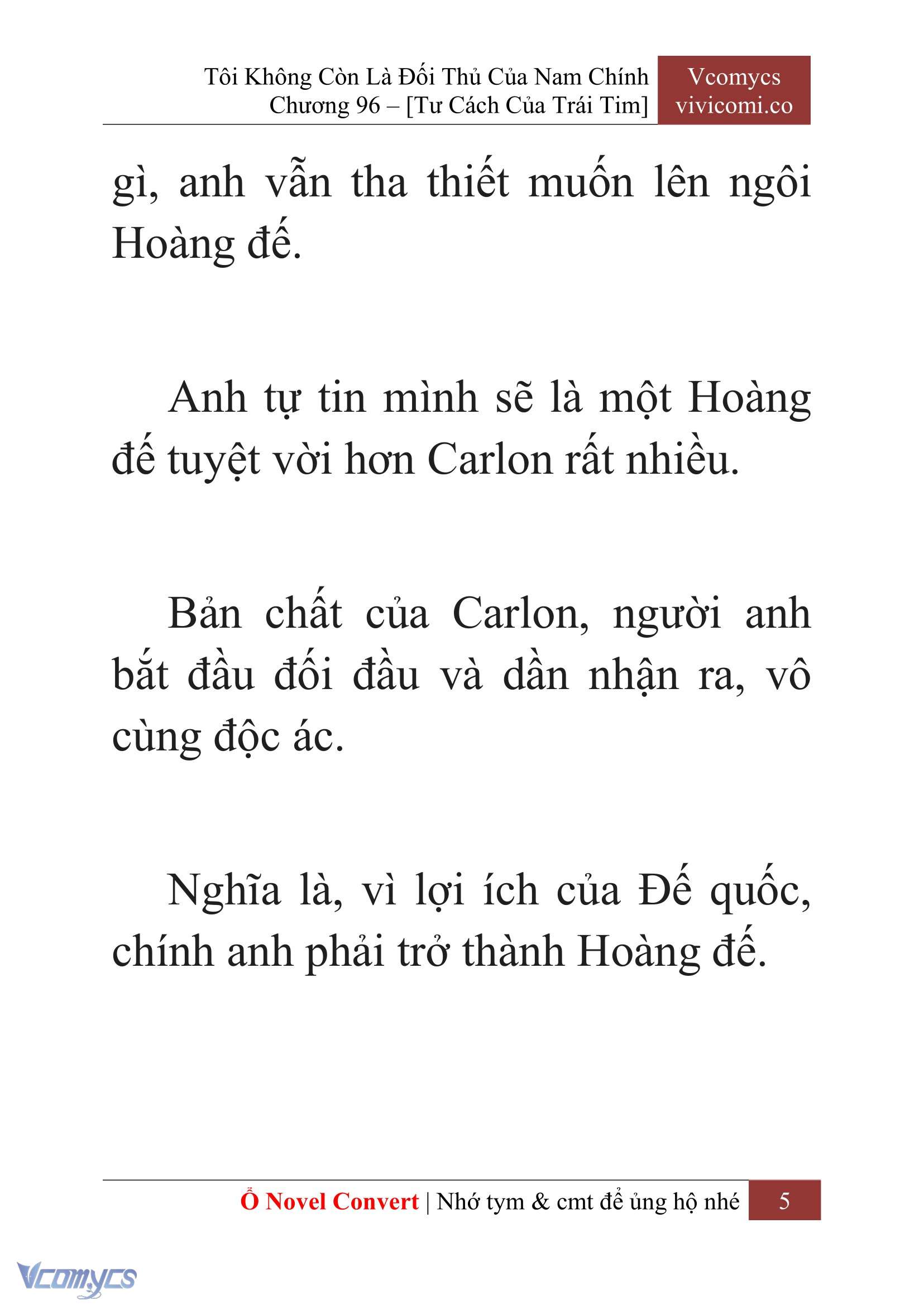 [Novel] Tôi Không Còn Là Đối Thủ Của Nam Chính Chapter  96 - 7