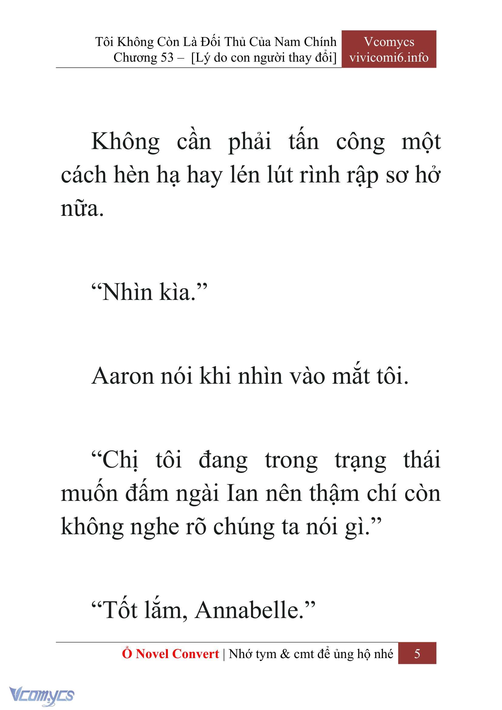 [Novel] Tôi Không Còn Là Đối Thủ Của Nam Chính Chapter  53 - 7