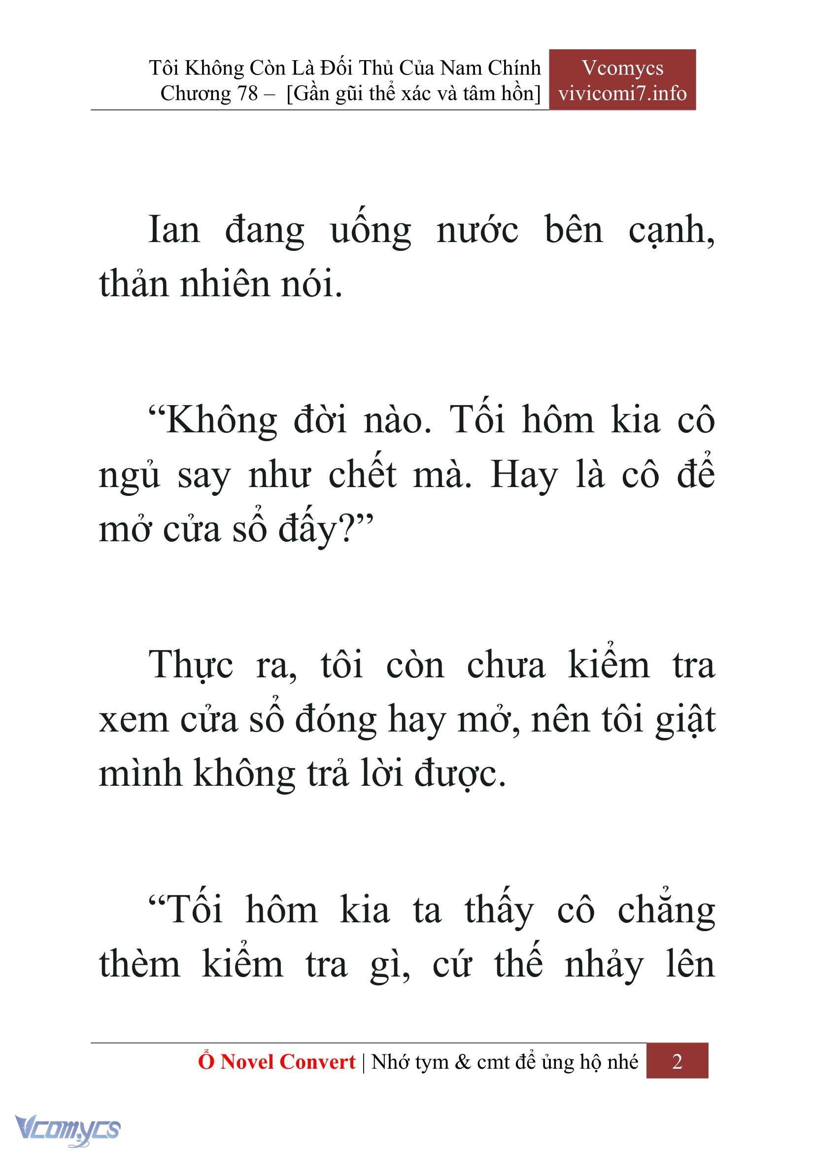 [Novel] Tôi Không Còn Là Đối Thủ Của Nam Chính Chapter  78 - 4
