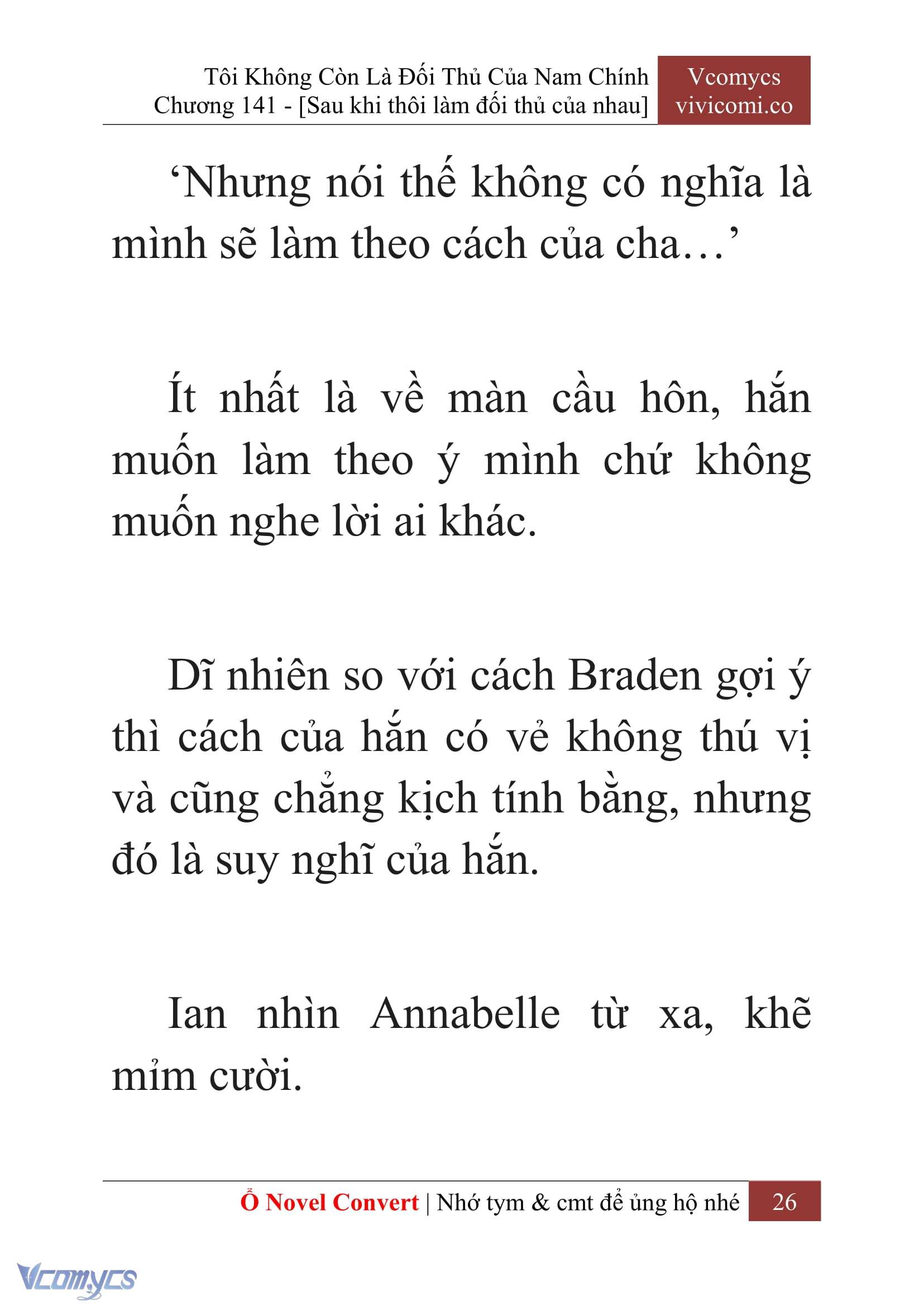 [Novel] Tôi Không Còn Là Đối Thủ Của Nam Chính Chapter  141 - 28