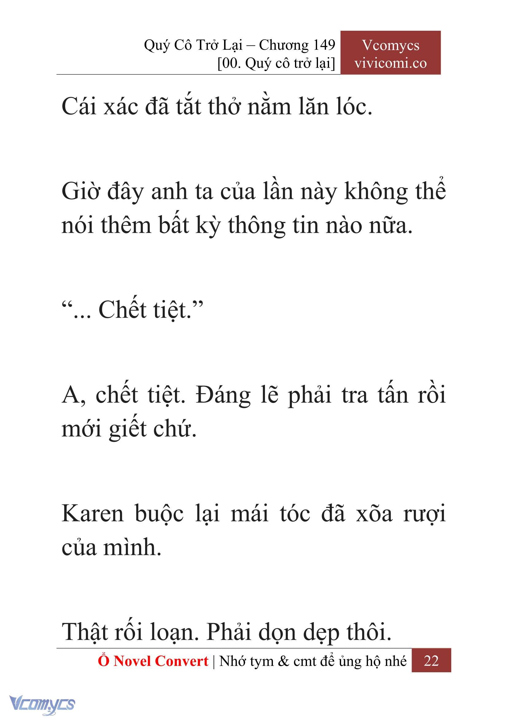 [Novel] Quý Cô Trở Lại Chapter  149 - 24