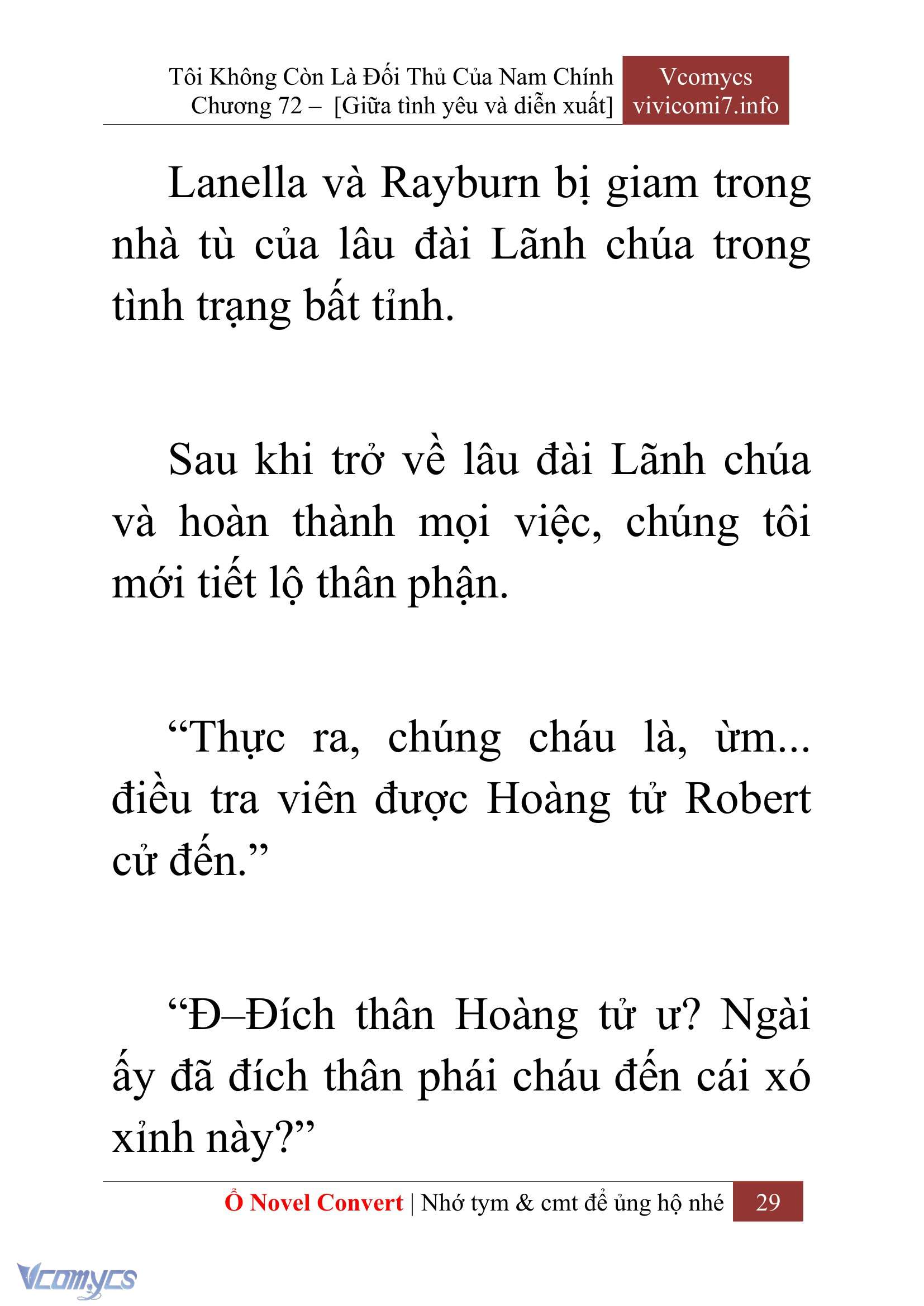 [Novel] Tôi Không Còn Là Đối Thủ Của Nam Chính Chapter  72 - 31