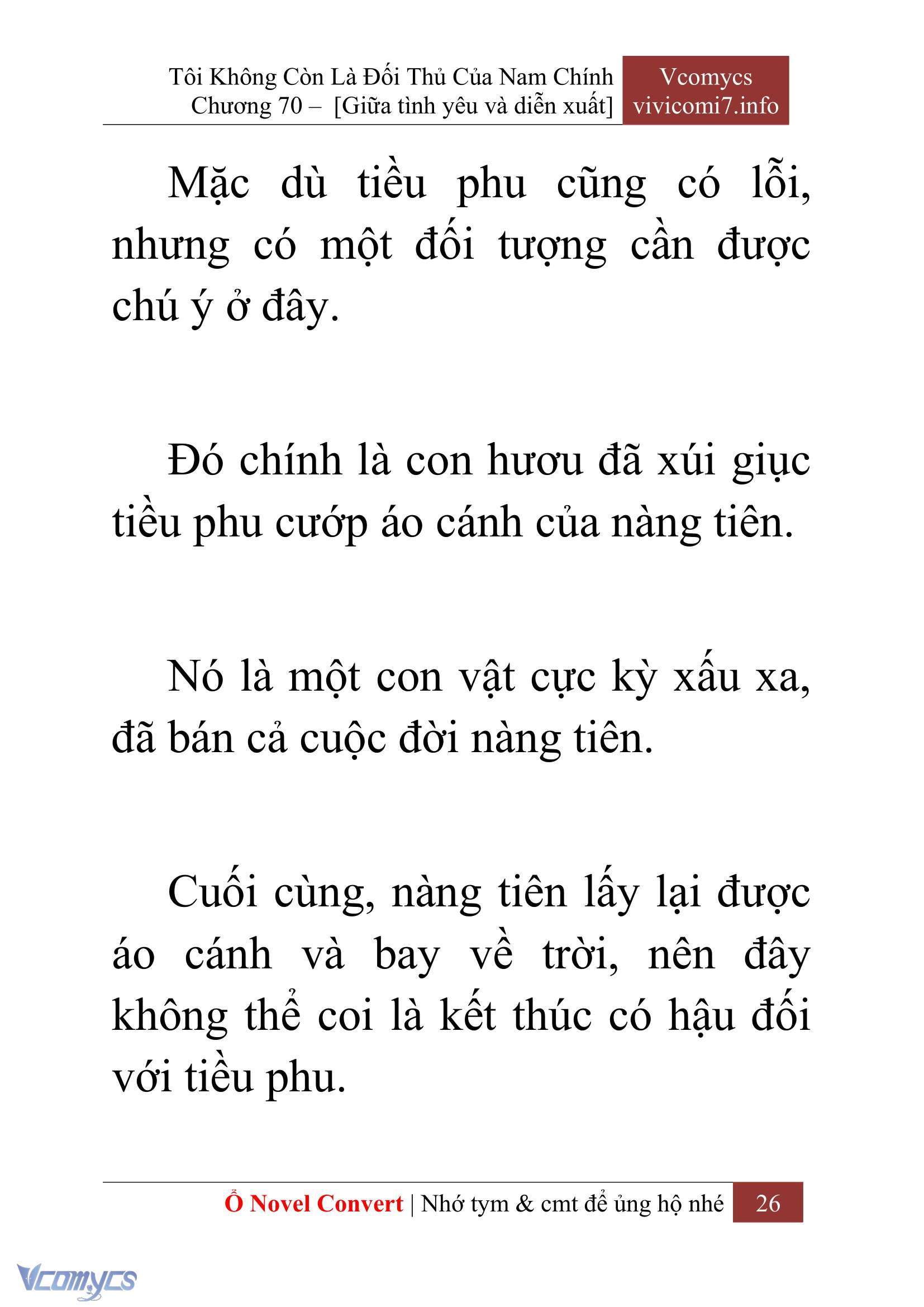 [Novel] Tôi Không Còn Là Đối Thủ Của Nam Chính Chapter  70 - 28