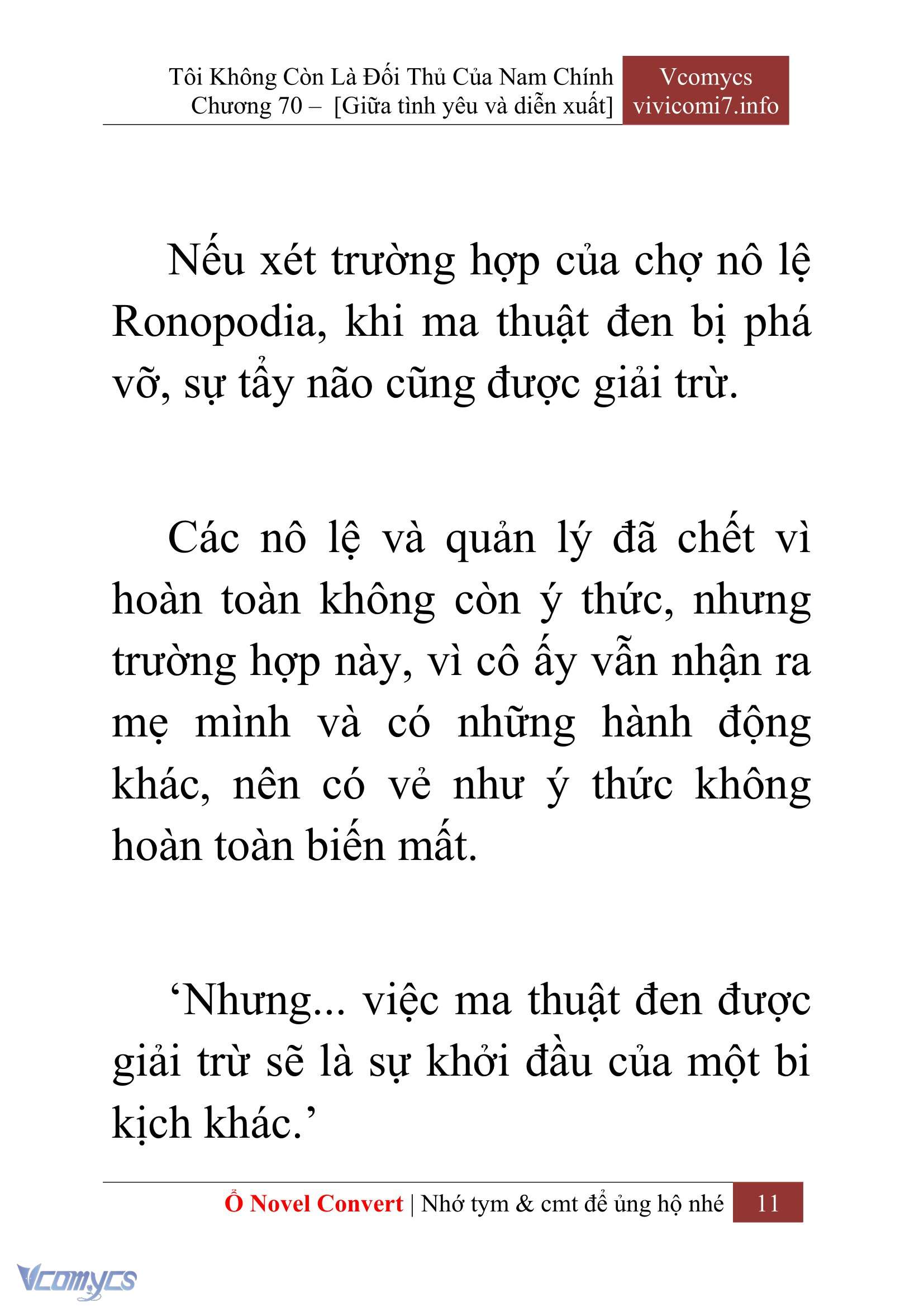 [Novel] Tôi Không Còn Là Đối Thủ Của Nam Chính Chapter  70 - 13