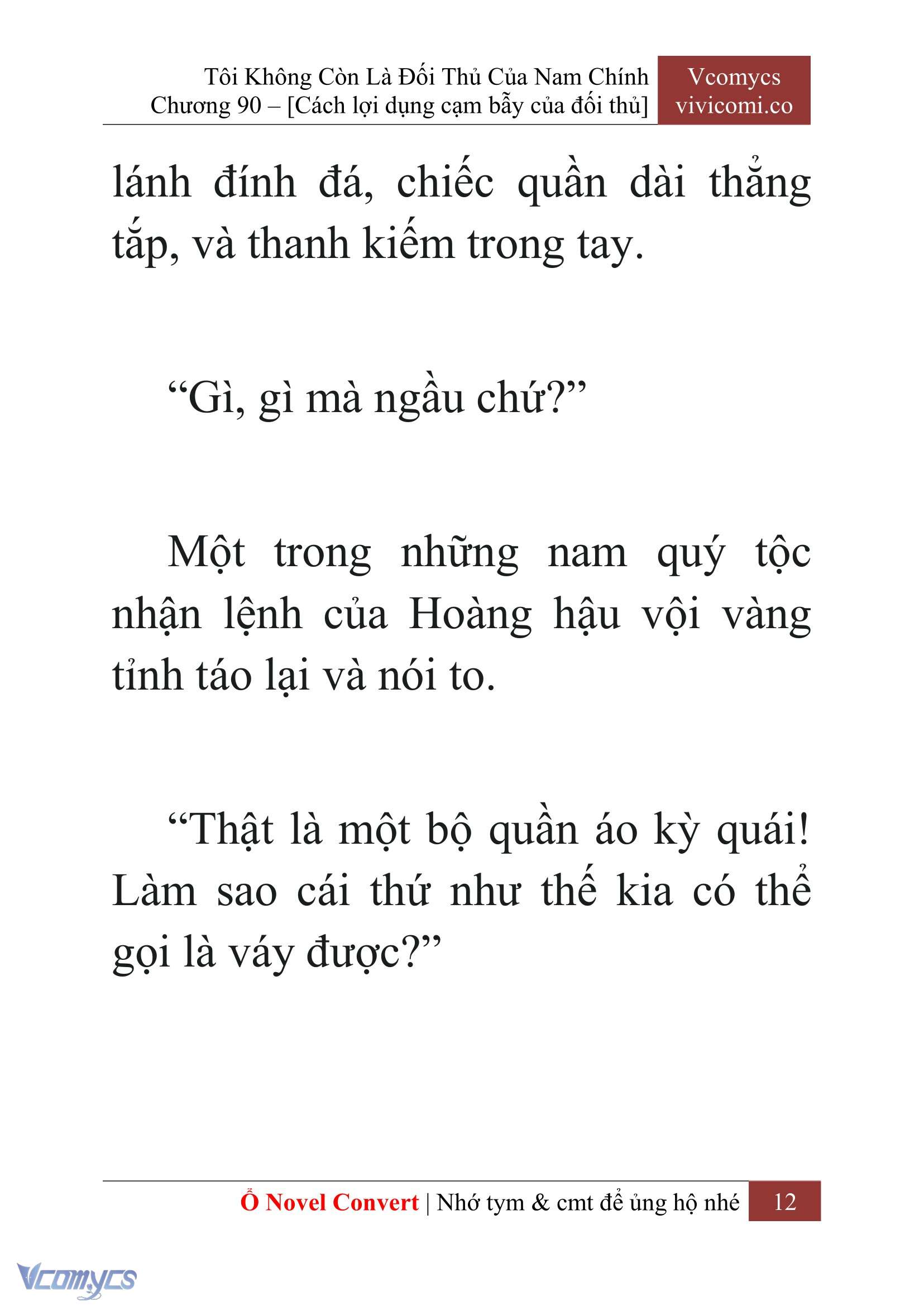 [Novel] Tôi Không Còn Là Đối Thủ Của Nam Chính Chapter  90 - 14