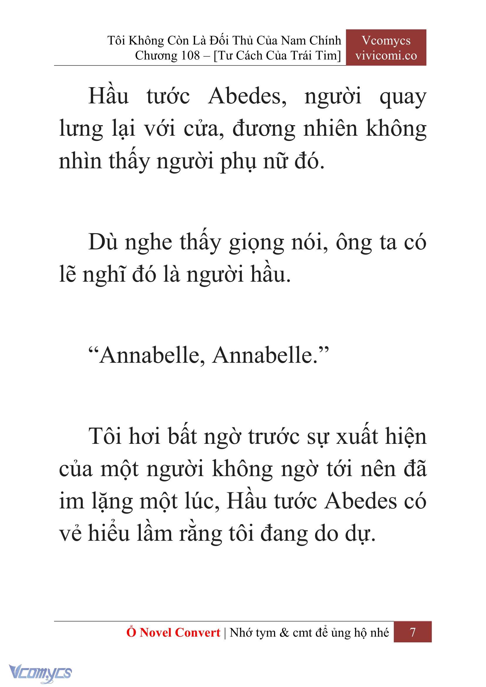 [Novel] Tôi Không Còn Là Đối Thủ Của Nam Chính Chapter  108 - 9