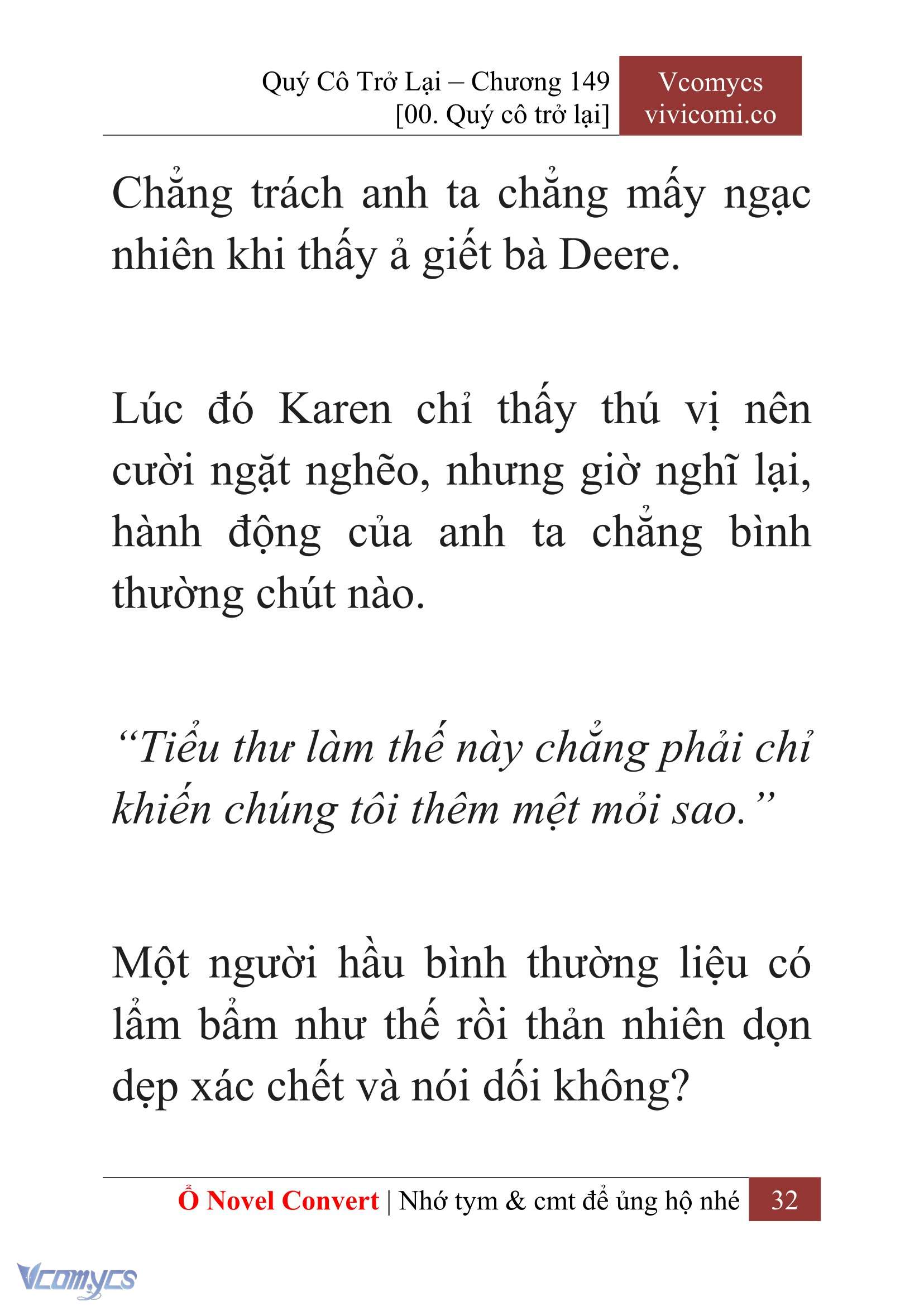 [Novel] Quý Cô Trở Lại Chapter  149 - 34