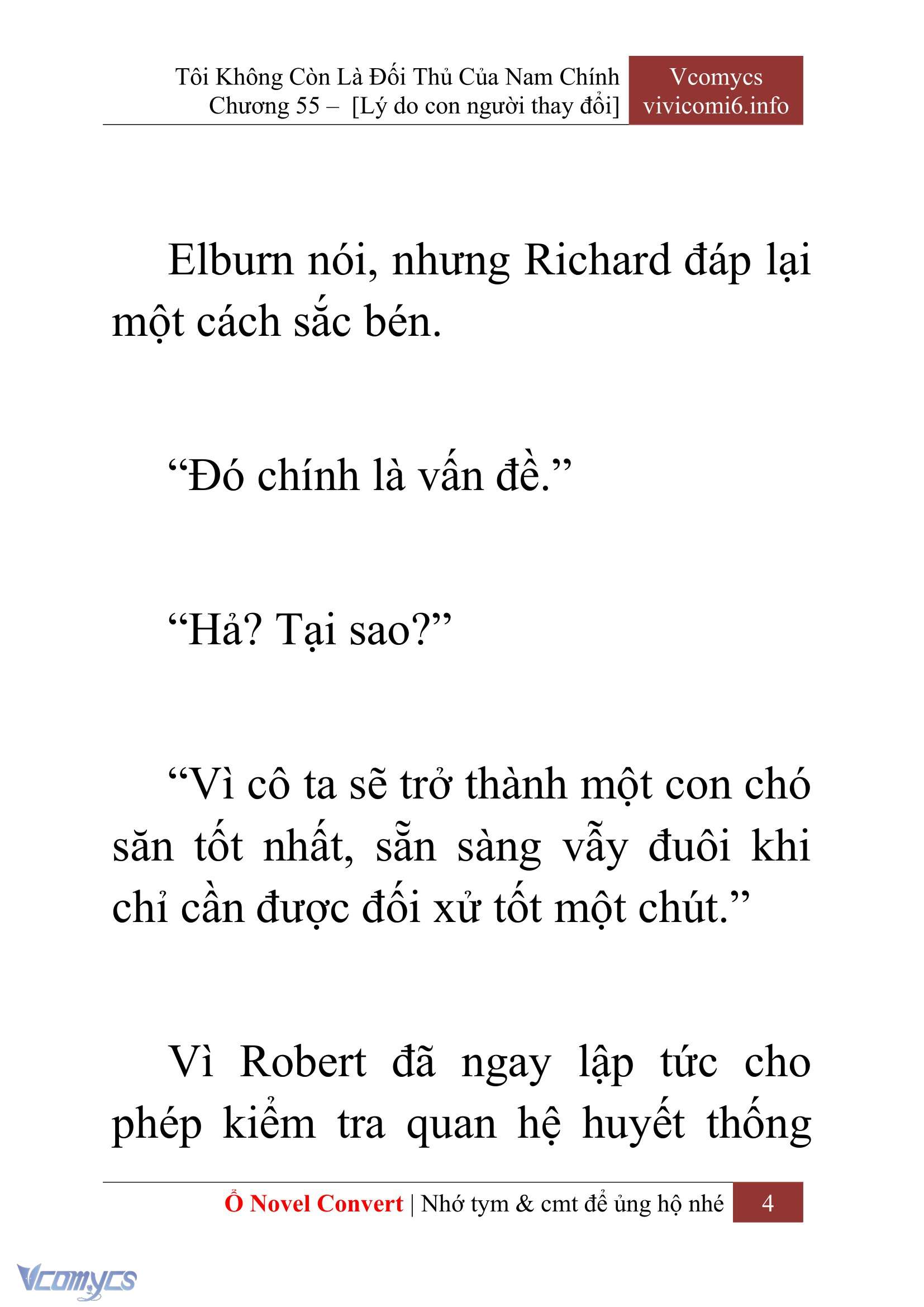 [Novel] Tôi Không Còn Là Đối Thủ Của Nam Chính Chapter  55 - 6