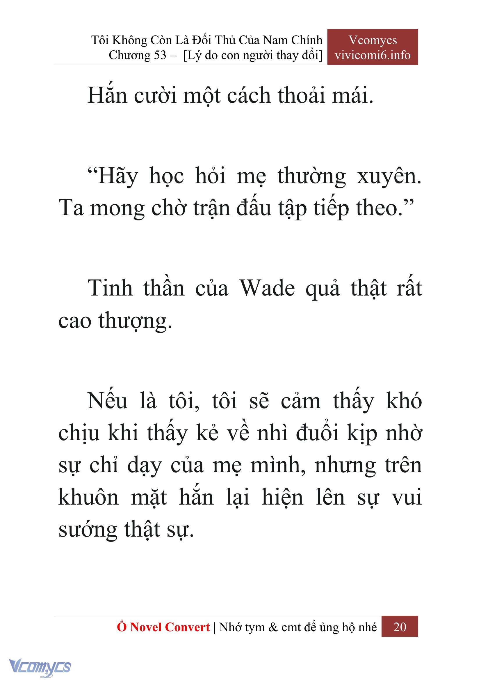 [Novel] Tôi Không Còn Là Đối Thủ Của Nam Chính Chapter  53 - 22