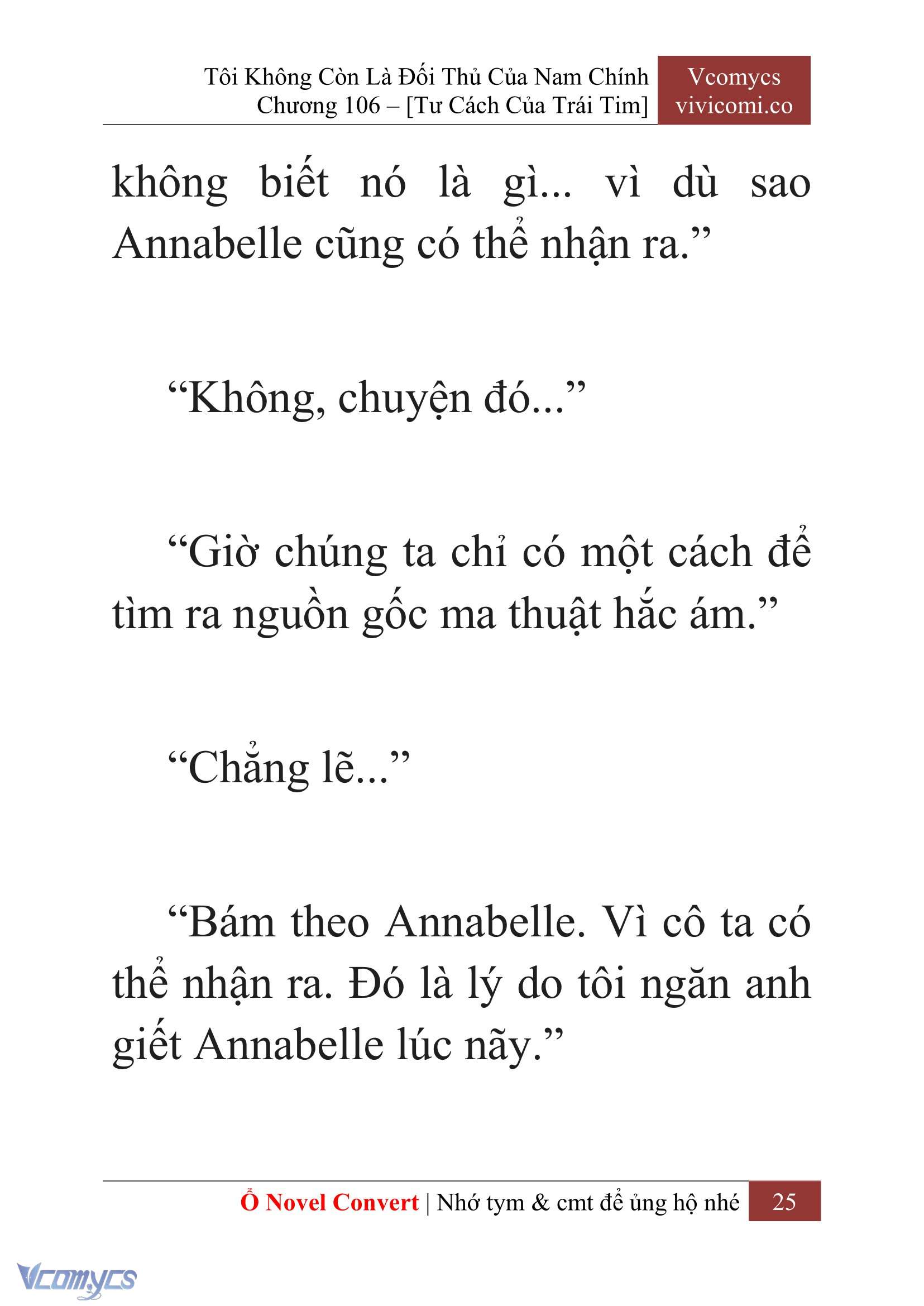[Novel] Tôi Không Còn Là Đối Thủ Của Nam Chính Chapter  106 - 27