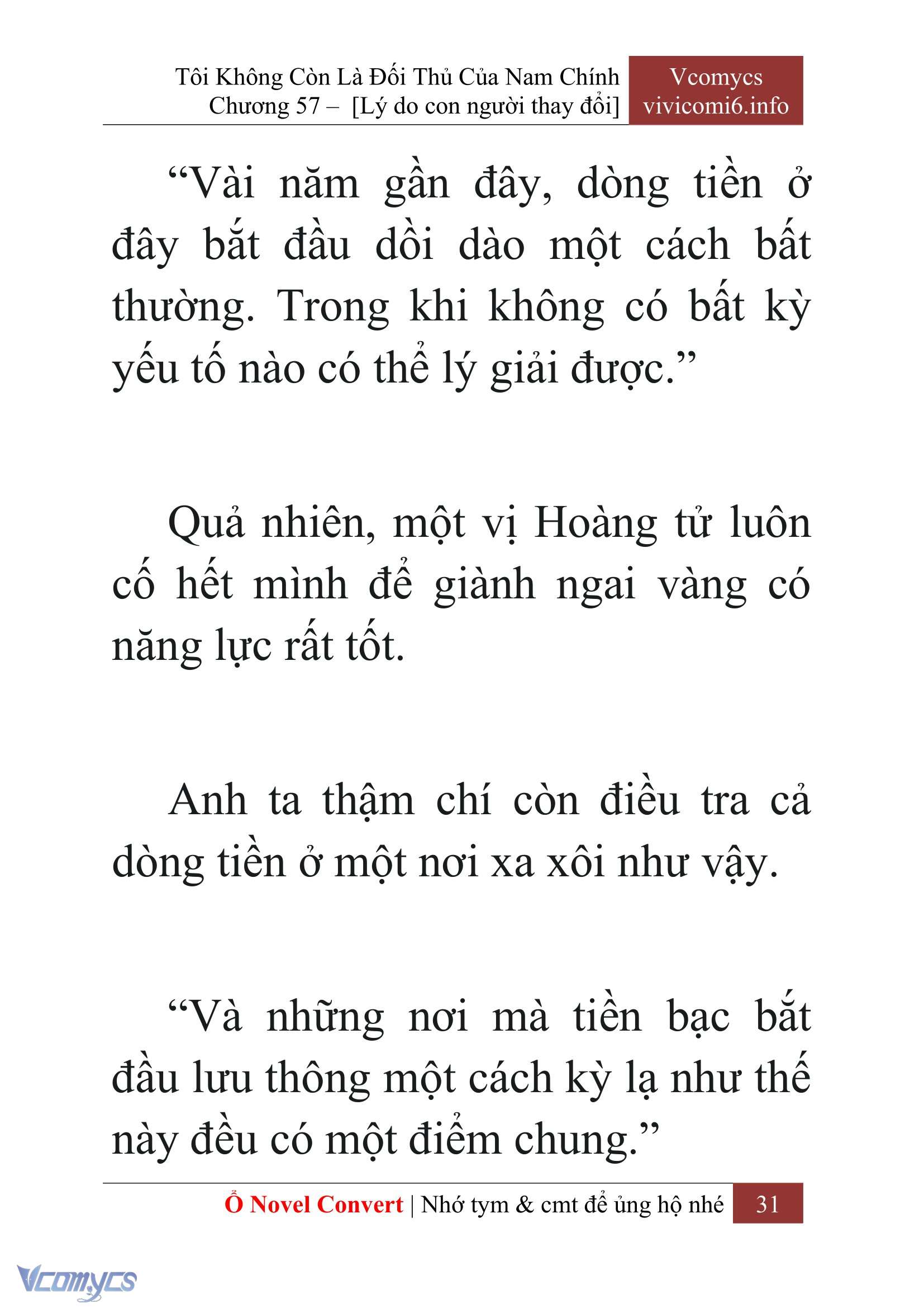 [Novel] Tôi Không Còn Là Đối Thủ Của Nam Chính Chapter  57 - 33