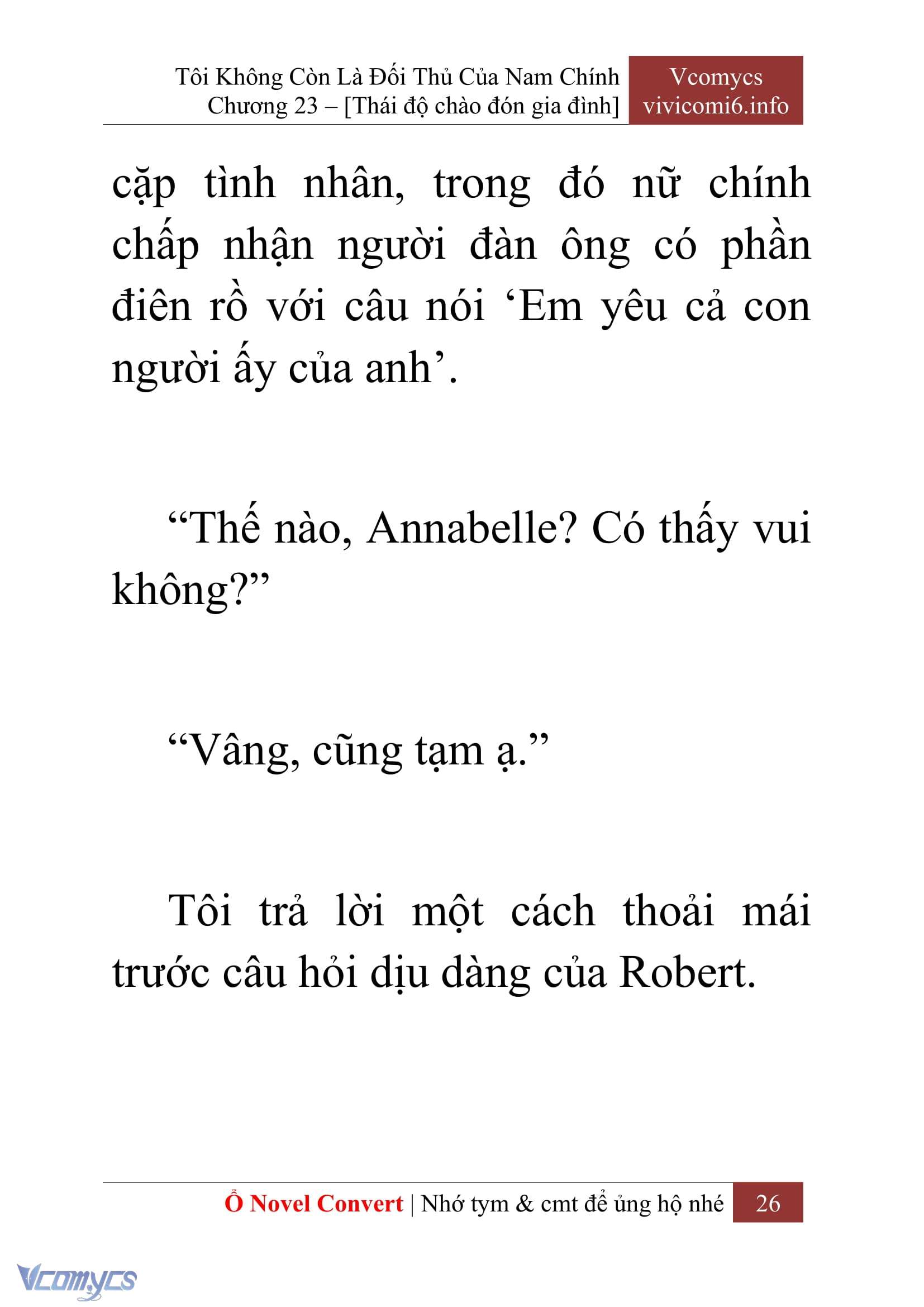 [Novel] Tôi Không Còn Là Đối Thủ Của Nam Chính Chapter  23 - 28