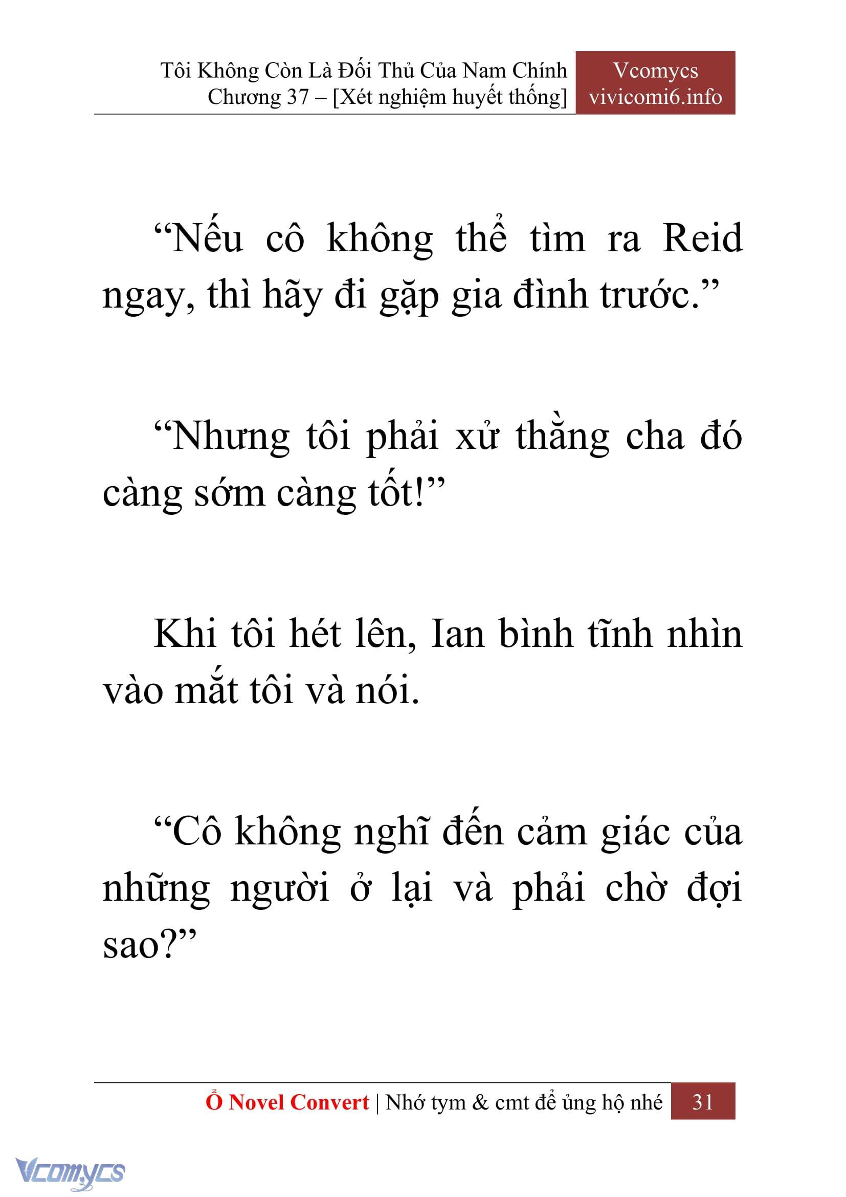 [Novel] Tôi Không Còn Là Đối Thủ Của Nam Chính Chapter  37 - 33