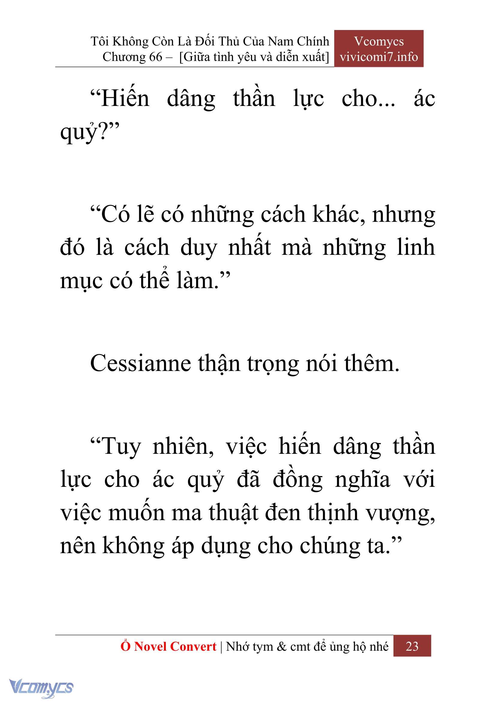 [Novel] Tôi Không Còn Là Đối Thủ Của Nam Chính Chapter  66 - 25