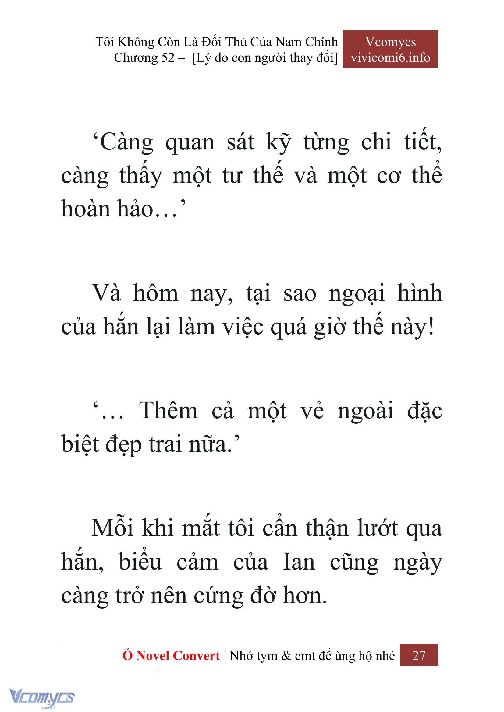 [Novel] Tôi Không Còn Là Đối Thủ Của Nam Chính Chapter  52 - 29