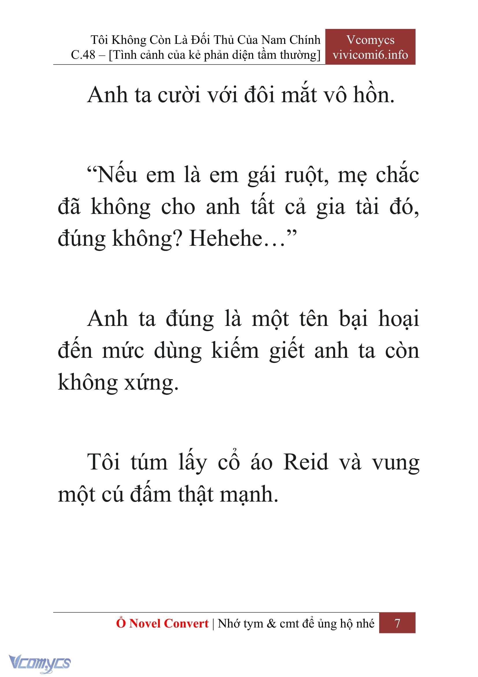 [Novel] Tôi Không Còn Là Đối Thủ Của Nam Chính Chapter  48 - 9