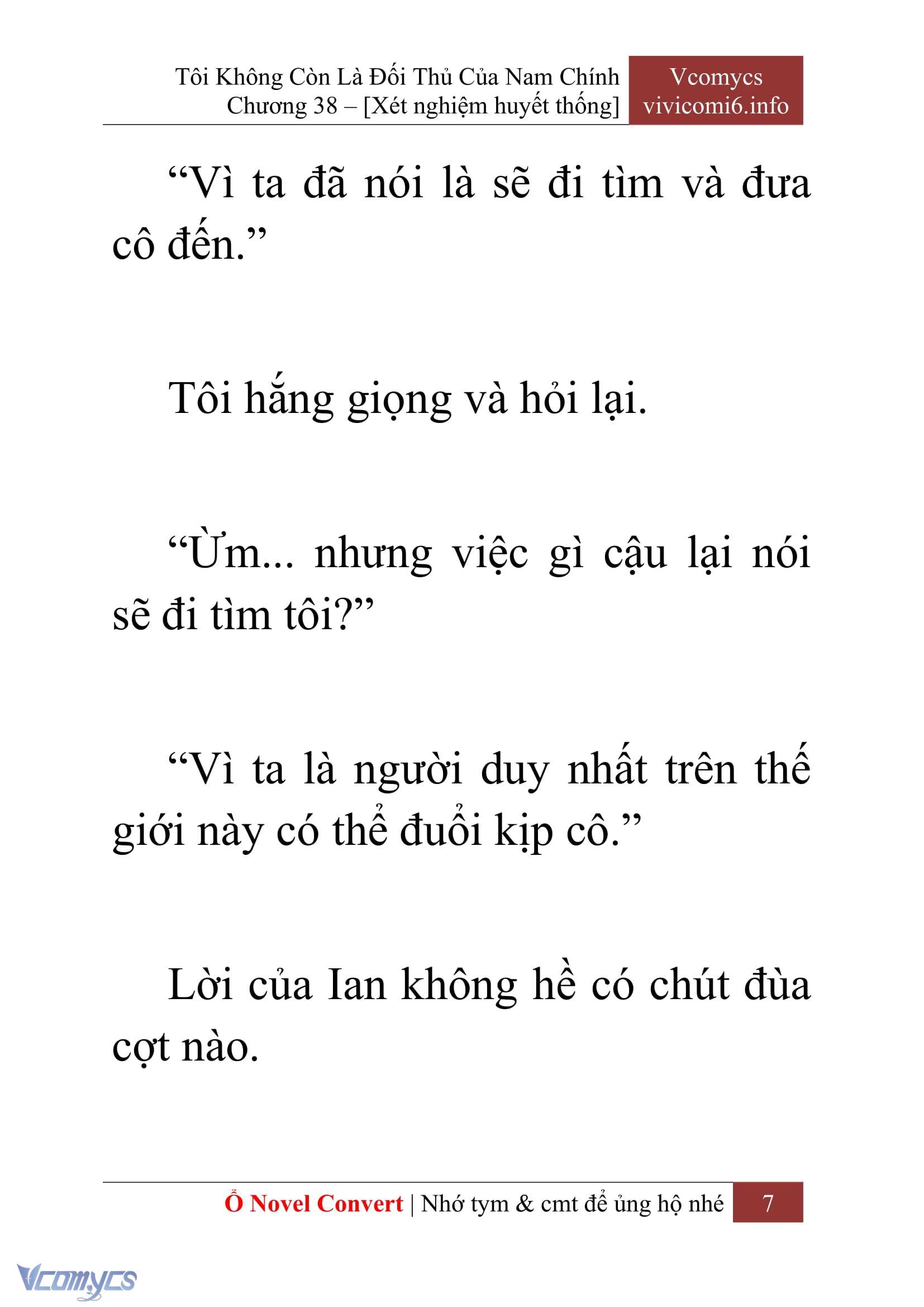 [Novel] Tôi Không Còn Là Đối Thủ Của Nam Chính Chapter  38 - 9