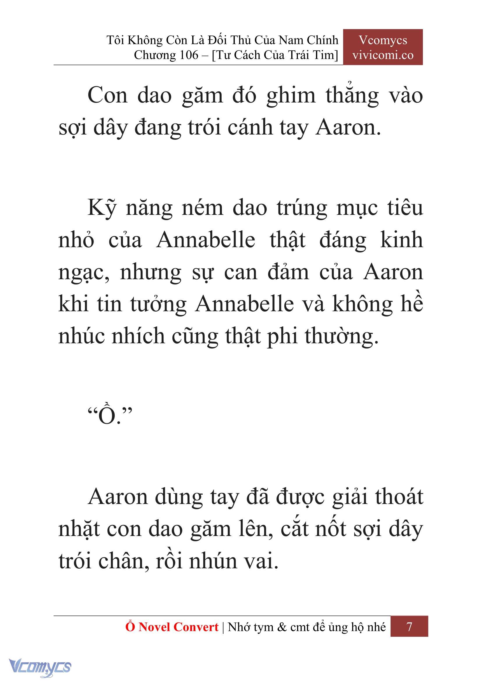 [Novel] Tôi Không Còn Là Đối Thủ Của Nam Chính Chapter  106 - 9