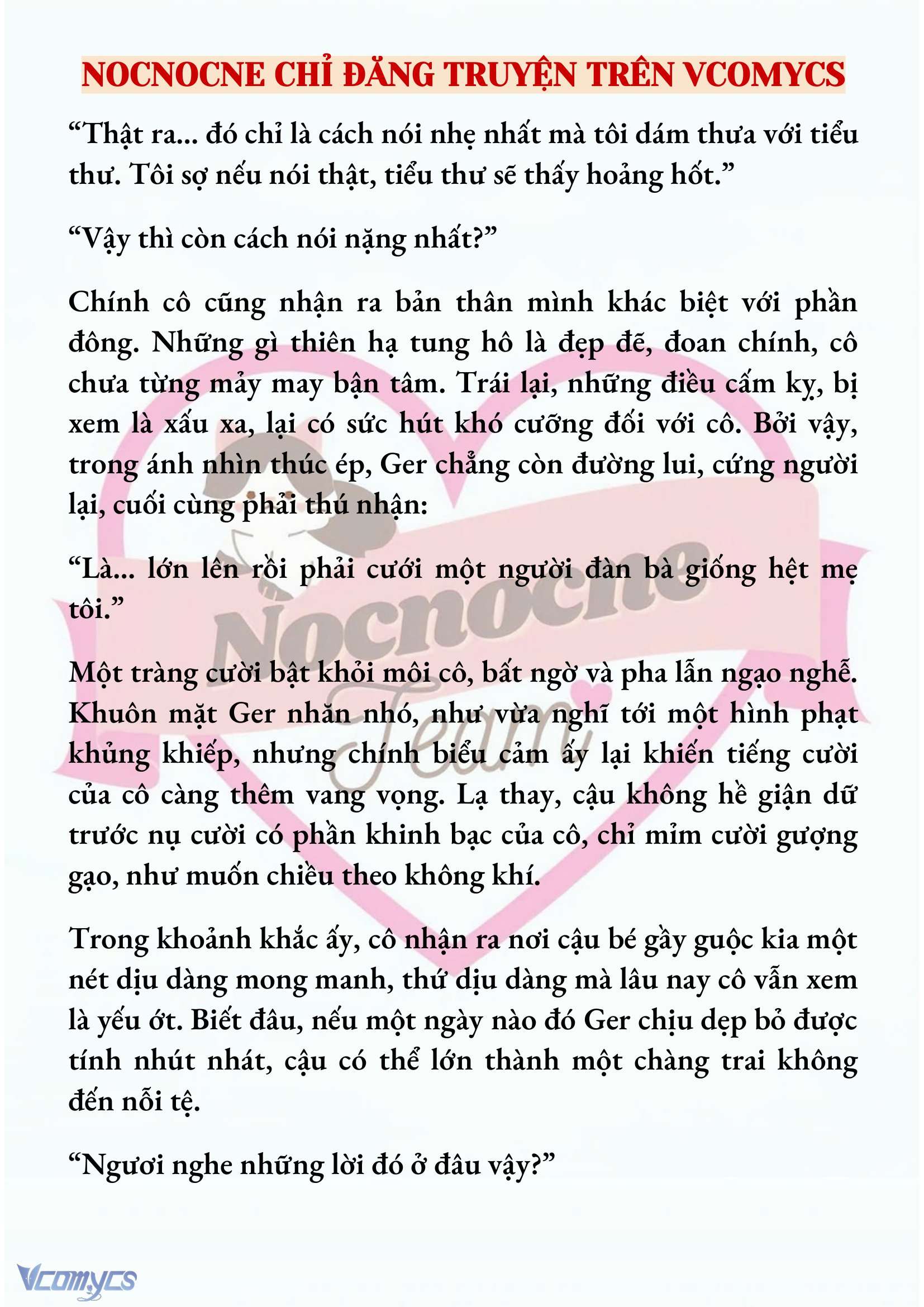 [NOVEL] CÁ RỪNG KHÔN NGOAN Chapter  6 - 11