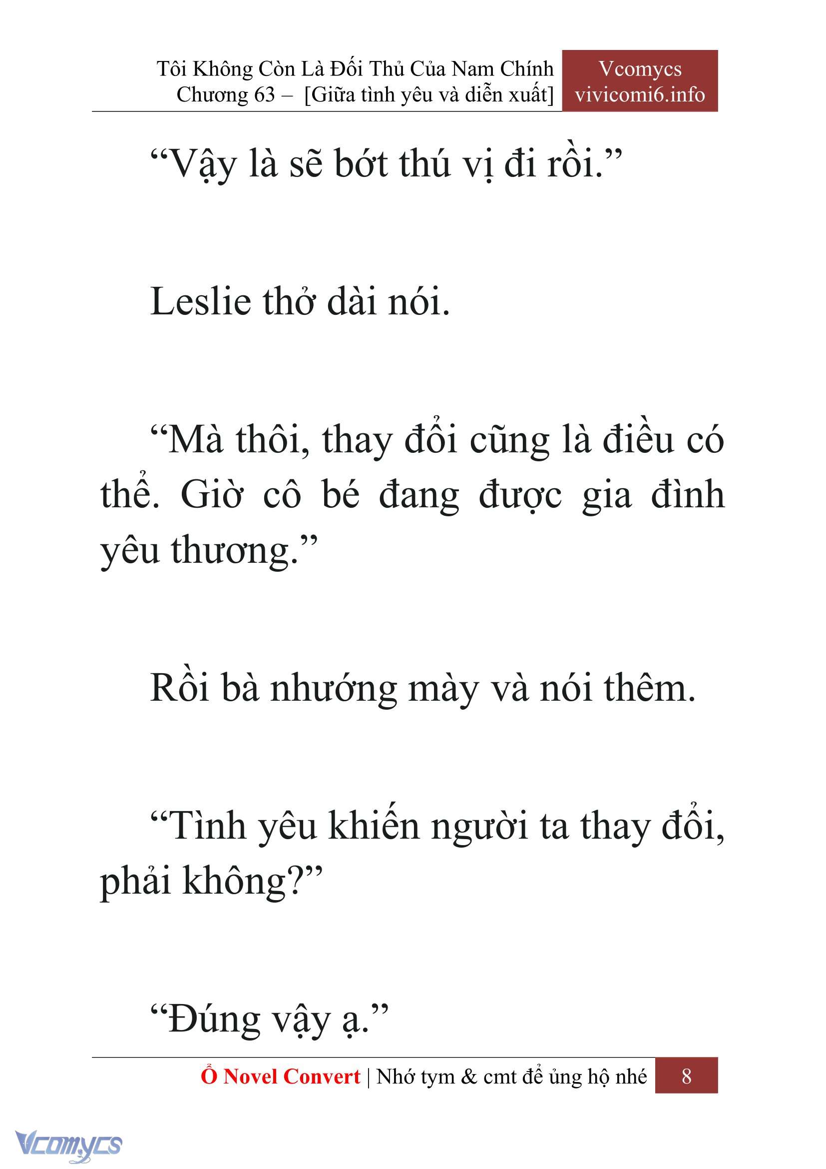 [Novel] Tôi Không Còn Là Đối Thủ Của Nam Chính Chapter  63 - 10