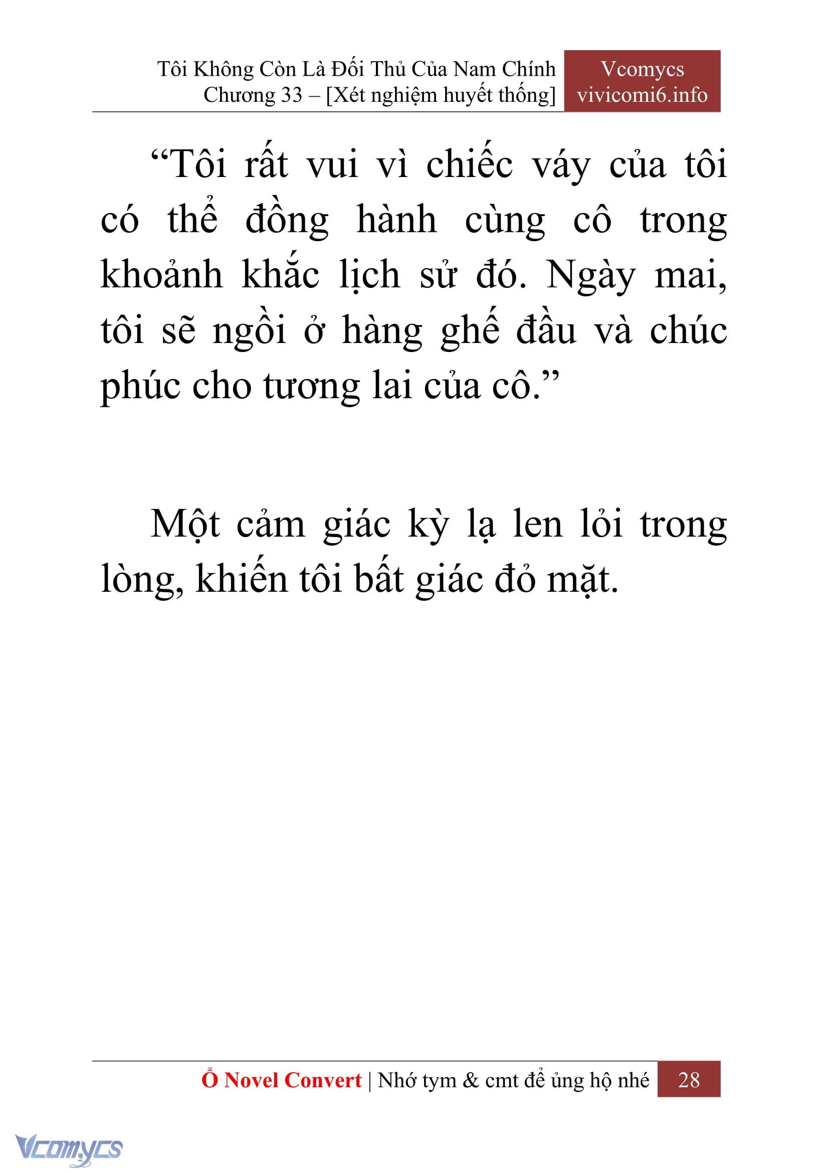 [Novel] Tôi Không Còn Là Đối Thủ Của Nam Chính Chapter  33 - 30