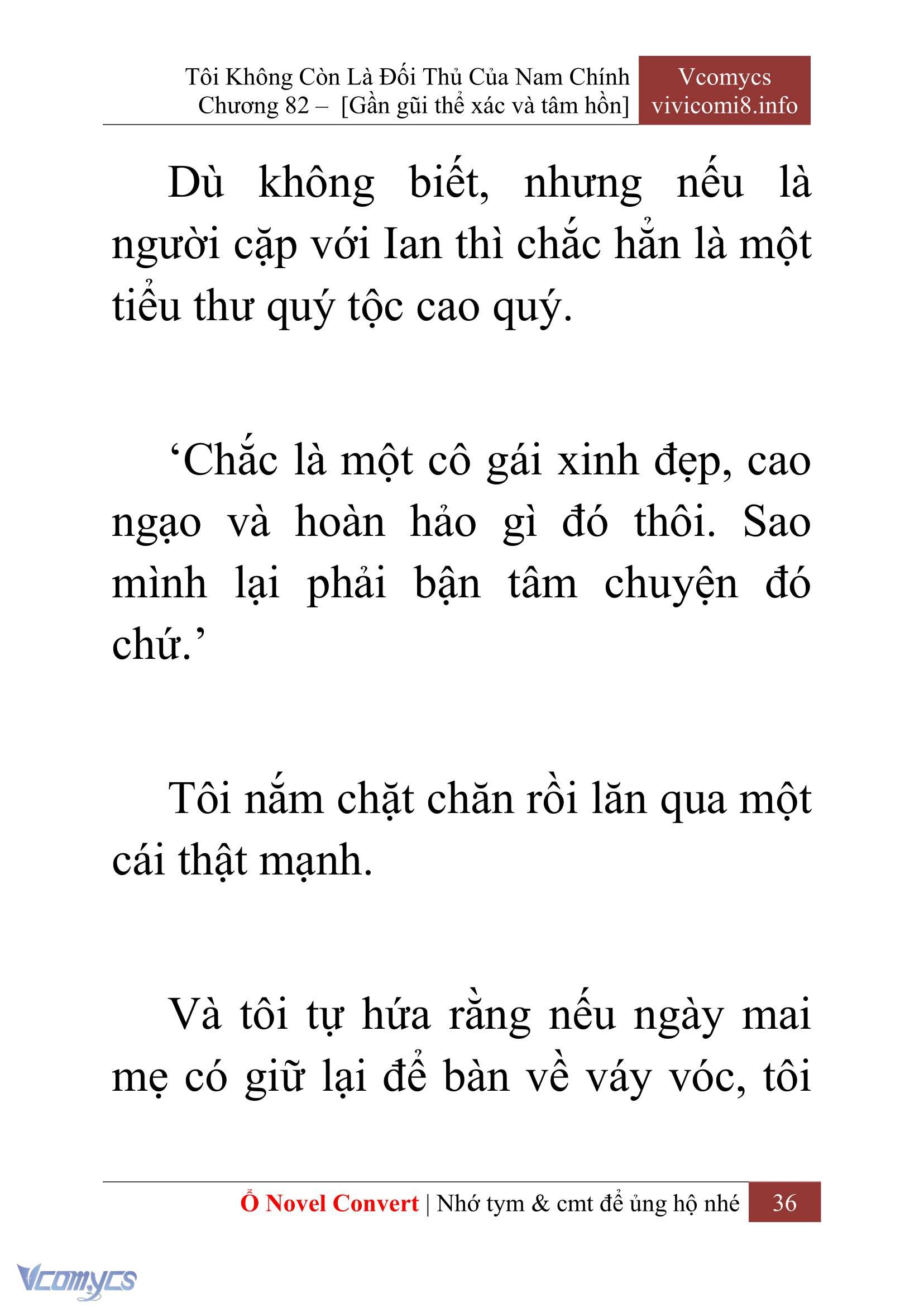 [Novel] Tôi Không Còn Là Đối Thủ Của Nam Chính Chapter  82 - 38