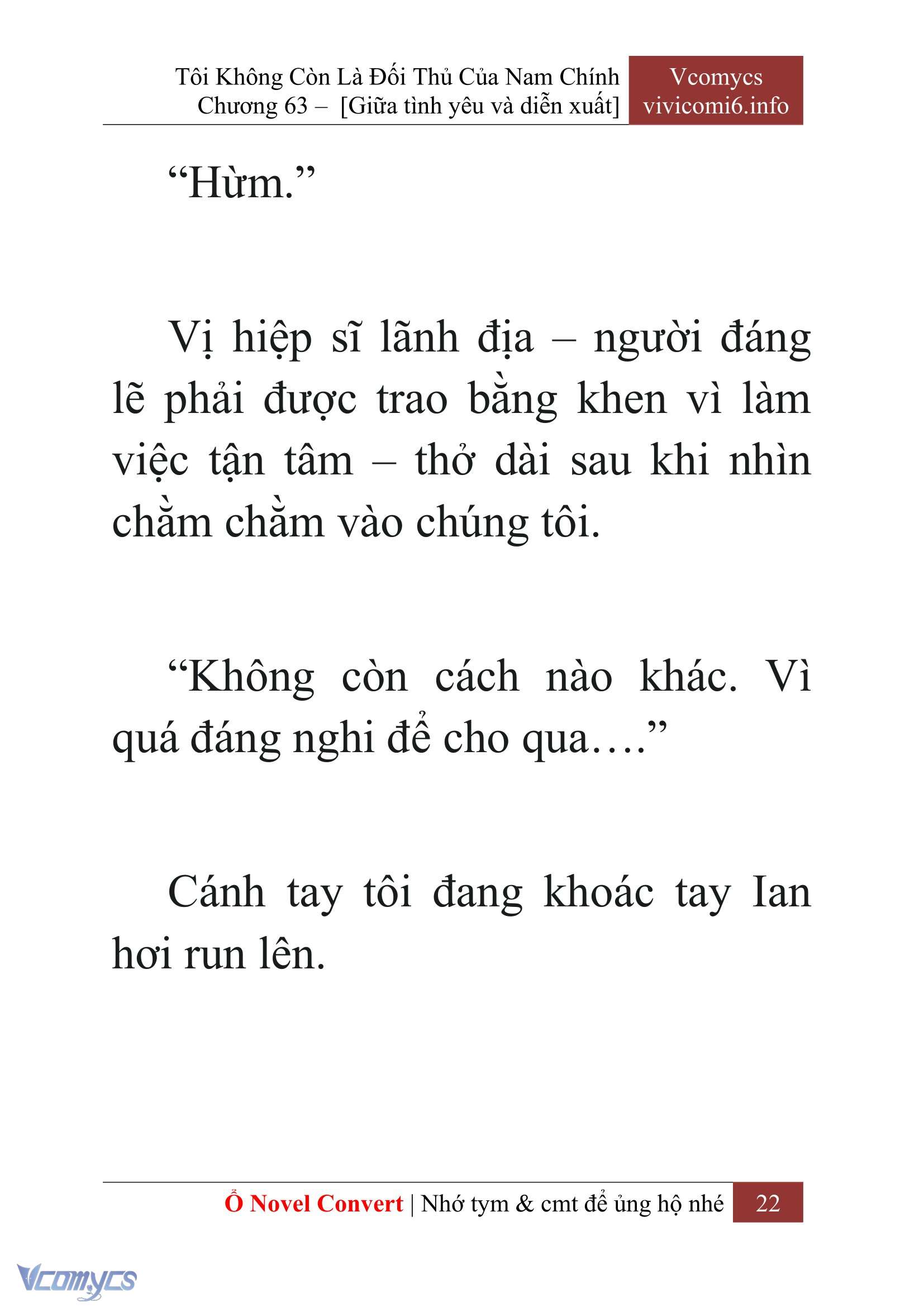 [Novel] Tôi Không Còn Là Đối Thủ Của Nam Chính Chapter  63 - 24