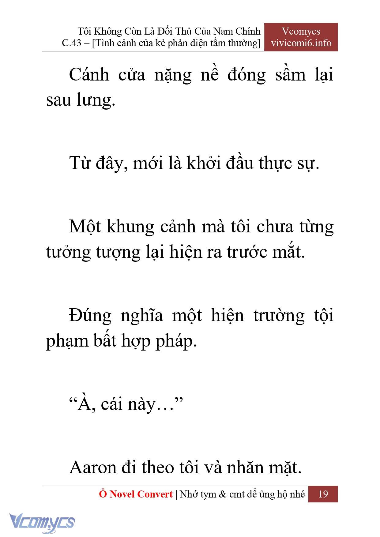 [Novel] Tôi Không Còn Là Đối Thủ Của Nam Chính Chapter  43 - 21