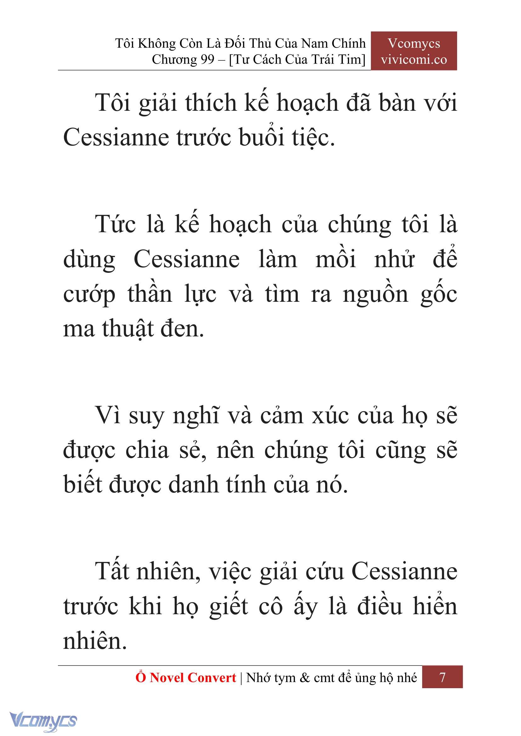 [Novel] Tôi Không Còn Là Đối Thủ Của Nam Chính Chapter  99 - 9