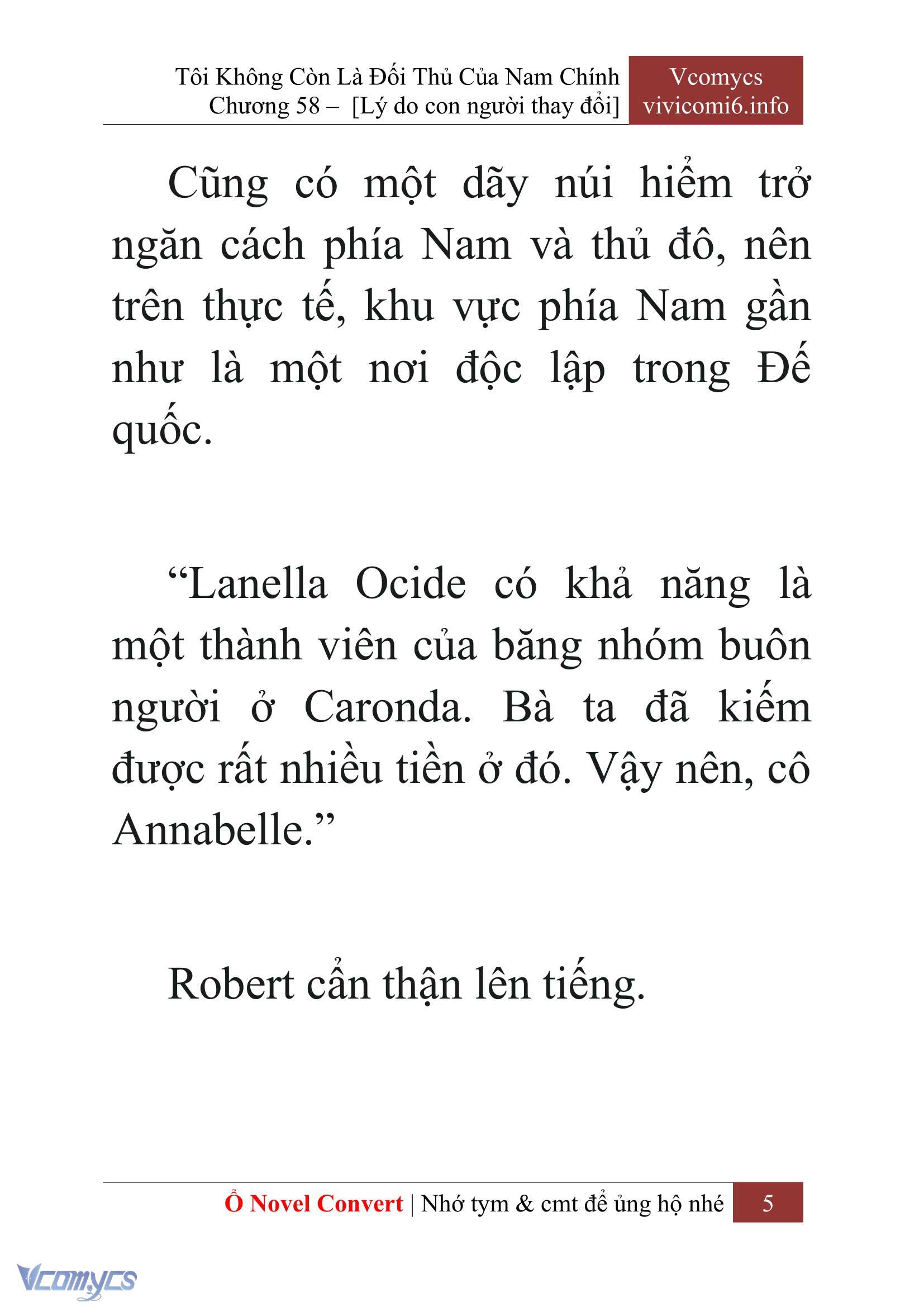 [Novel] Tôi Không Còn Là Đối Thủ Của Nam Chính Chapter  58 - 7