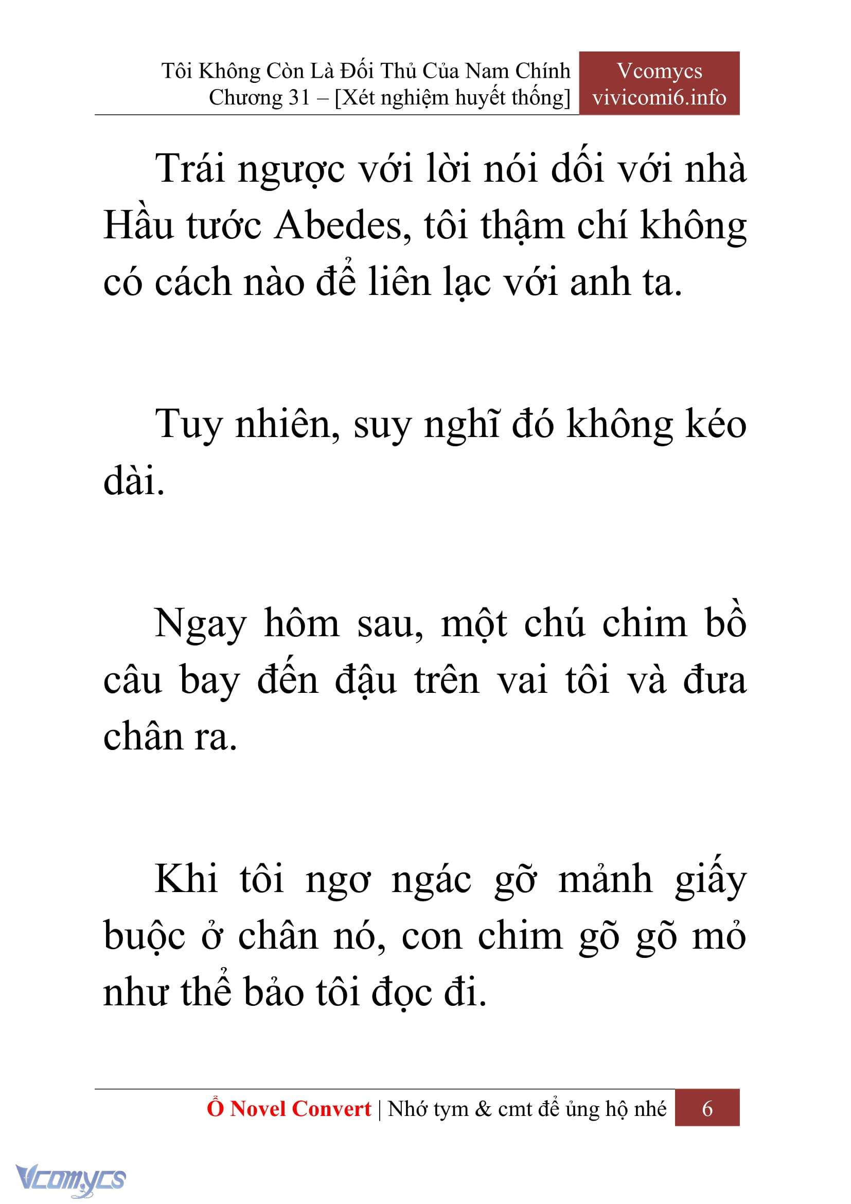 [Novel] Tôi Không Còn Là Đối Thủ Của Nam Chính Chapter  31 - 8