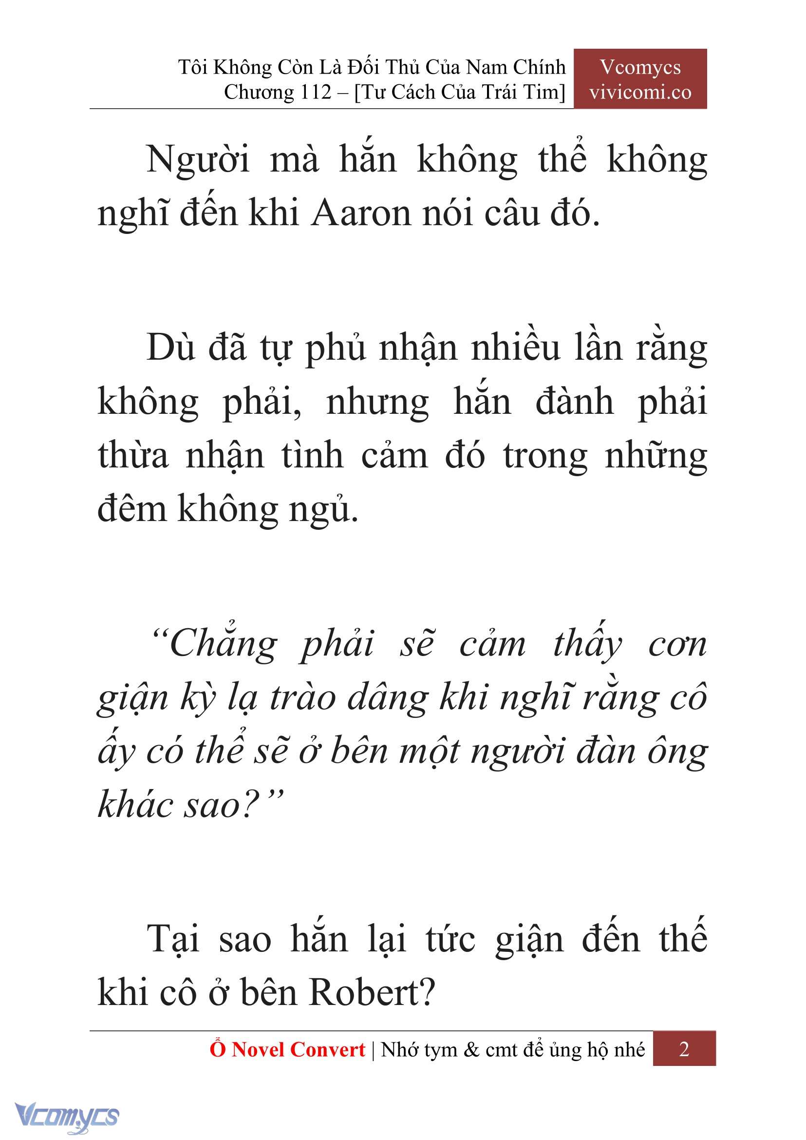 [Novel] Tôi Không Còn Là Đối Thủ Của Nam Chính Chapter  112 - 4