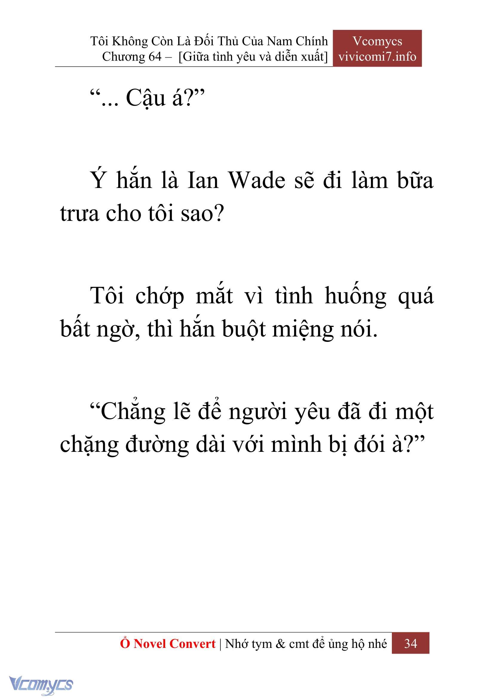 [Novel] Tôi Không Còn Là Đối Thủ Của Nam Chính Chapter  64 - 36