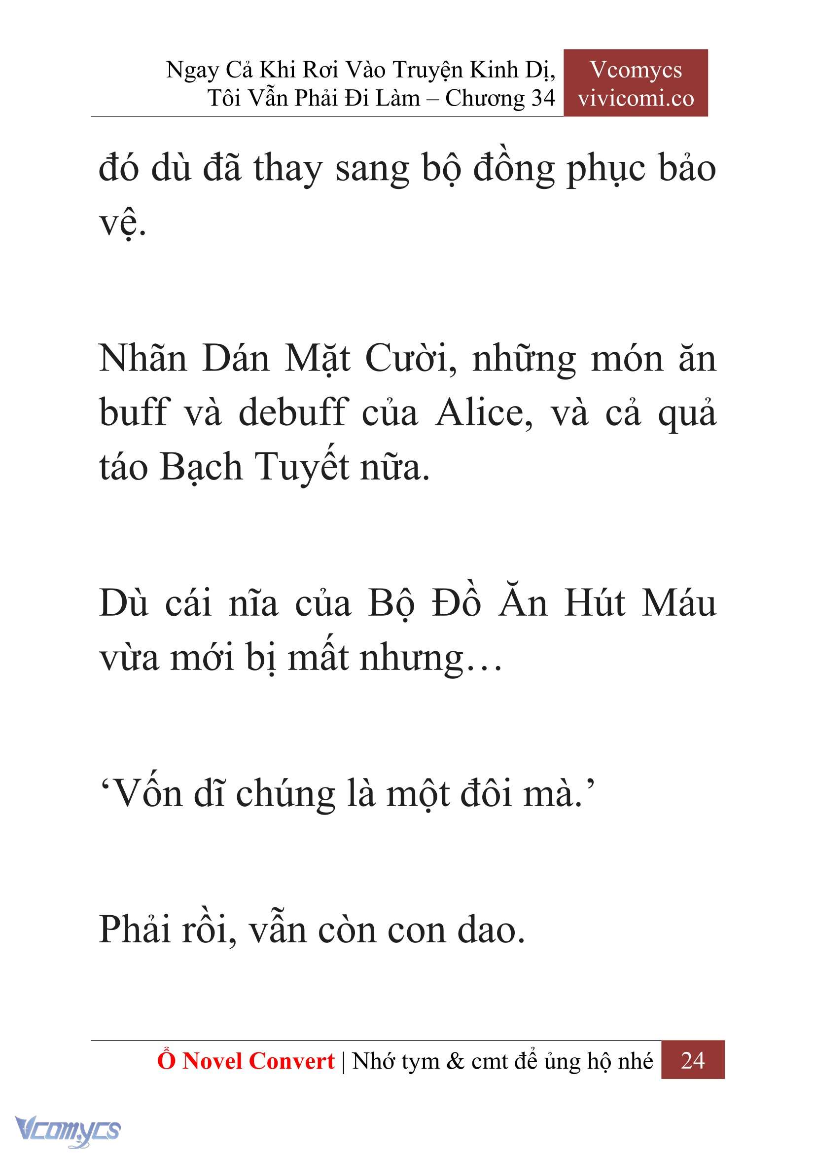 [Novel] Ngay Cả Khi Rơi Vào Truyện Kinh Dị, Tôi Vẫn Phải Đi Làm Chapter  34 - 26