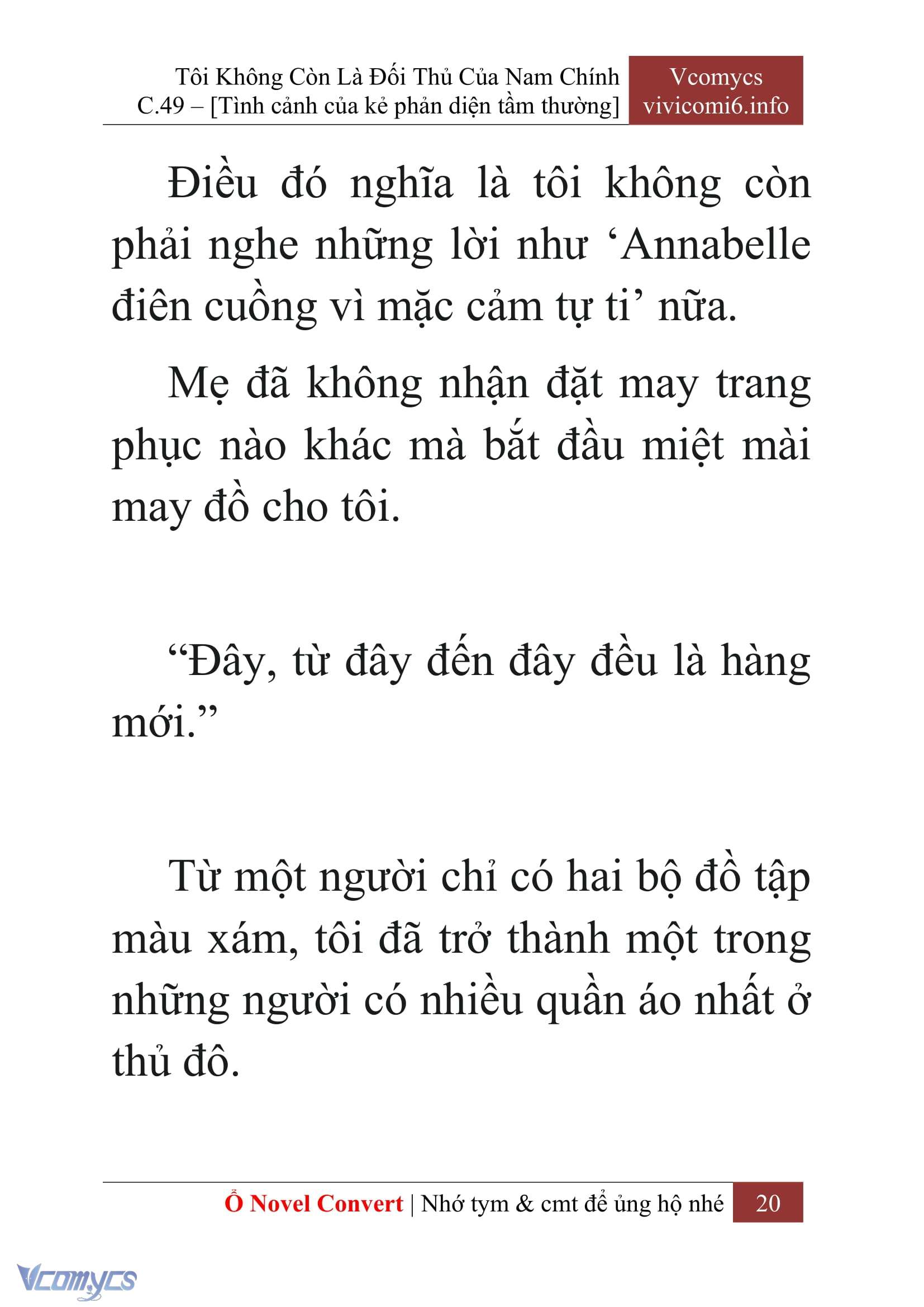 [Novel] Tôi Không Còn Là Đối Thủ Của Nam Chính Chapter  49 - 22