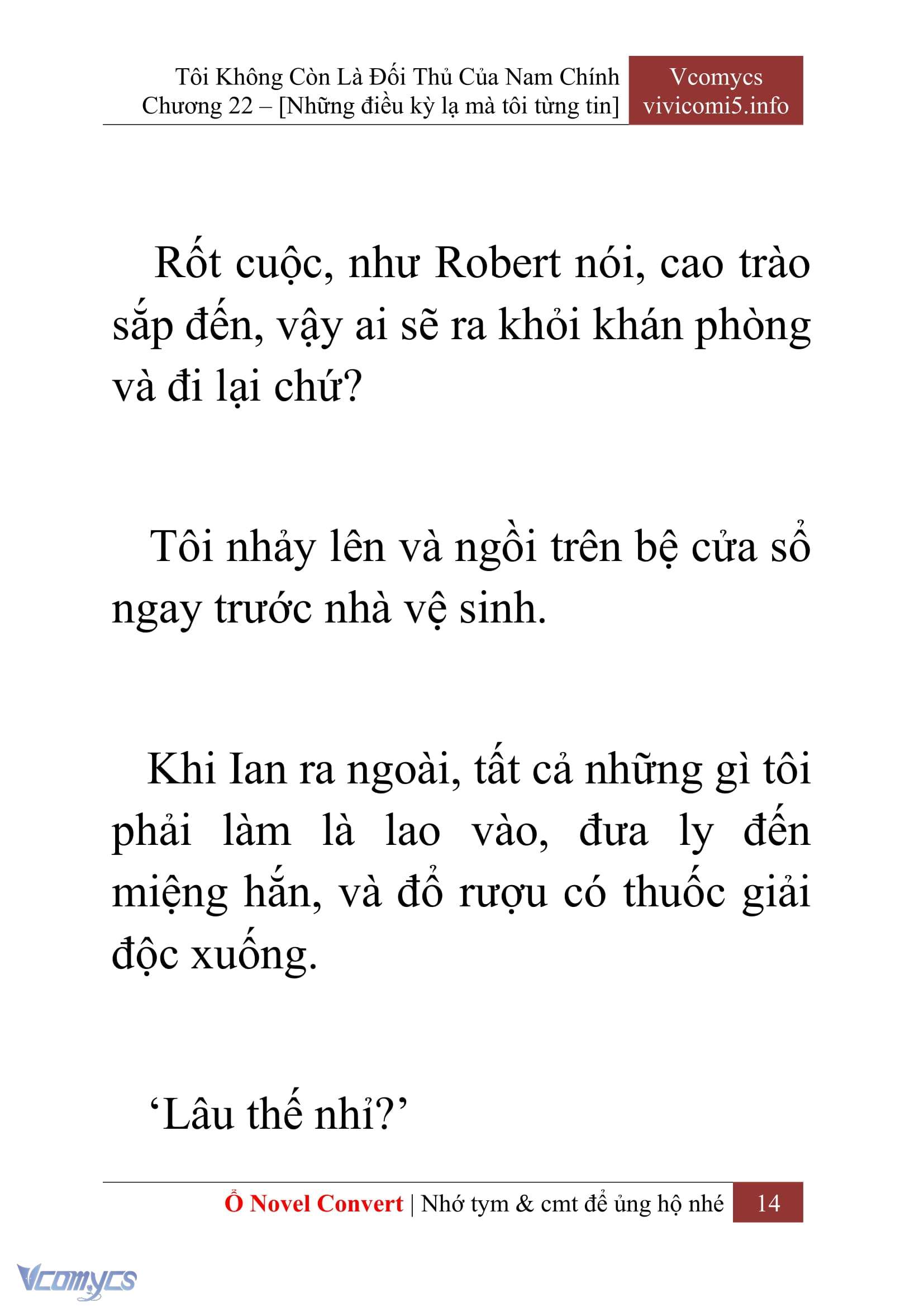 [Novel] Tôi Không Còn Là Đối Thủ Của Nam Chính Chapter  22 - 16