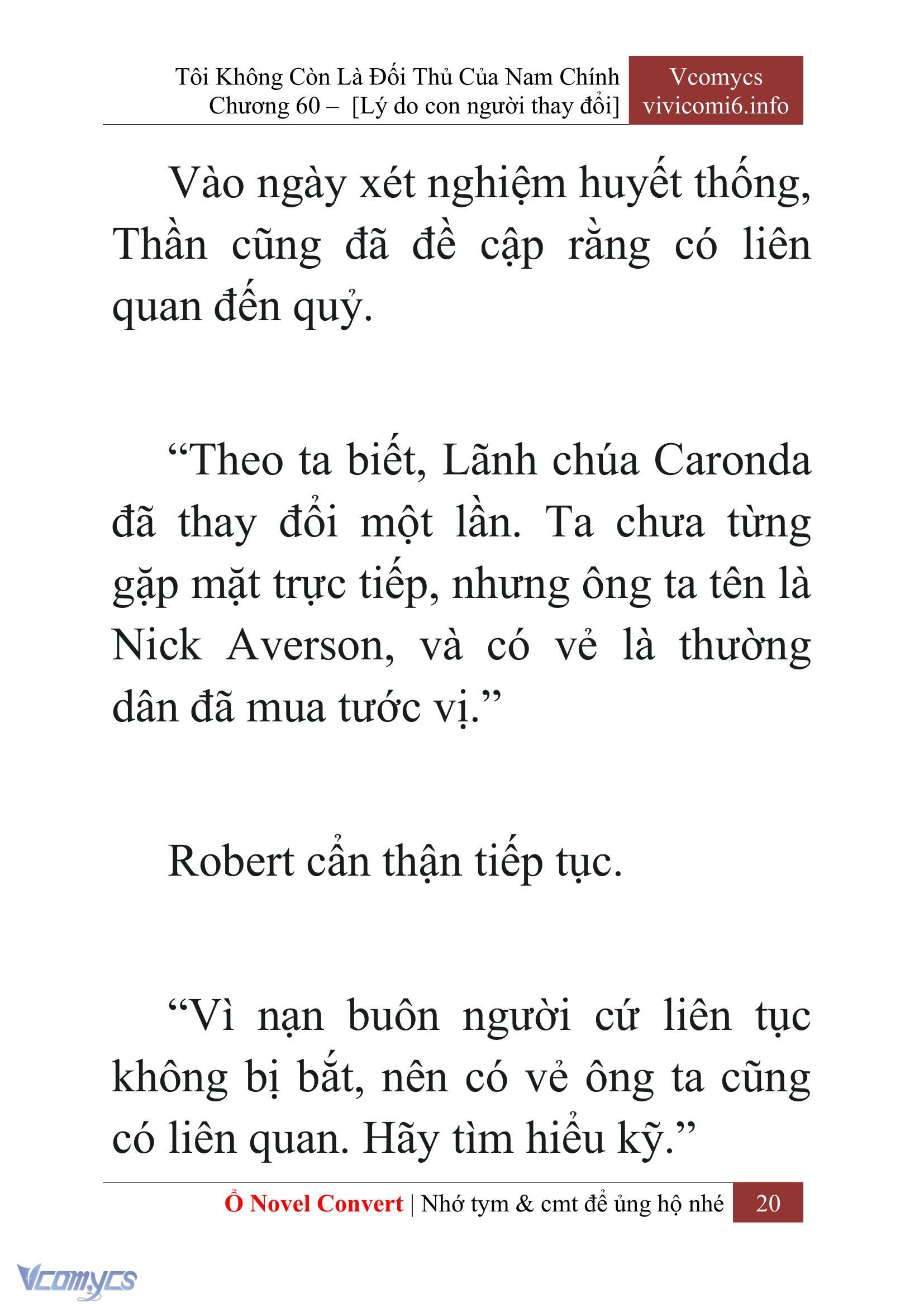 [Novel] Tôi Không Còn Là Đối Thủ Của Nam Chính Chapter  60 - 22