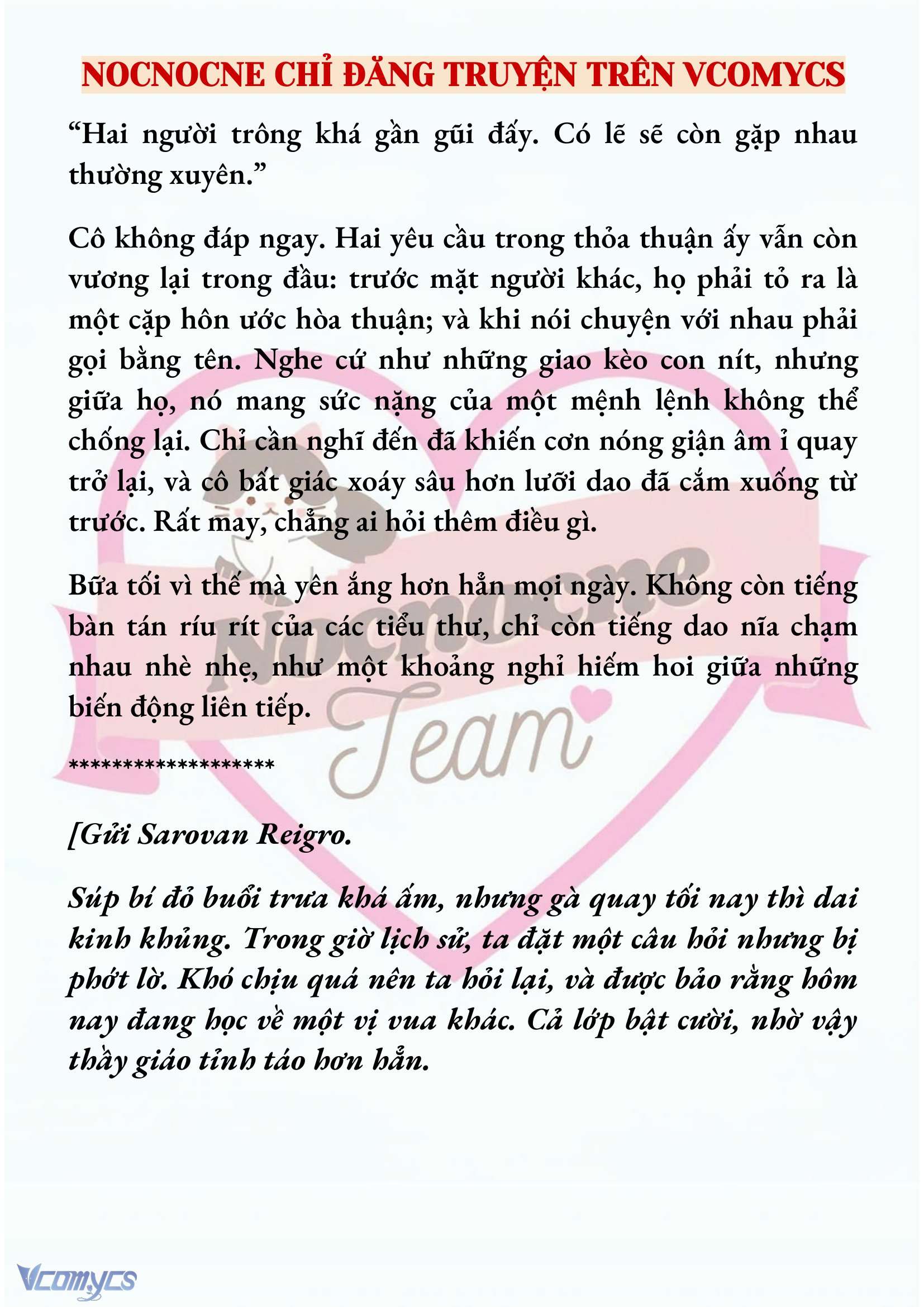 [NOVEL] CÁ RỪNG KHÔN NGOAN Chapter  65 - 6