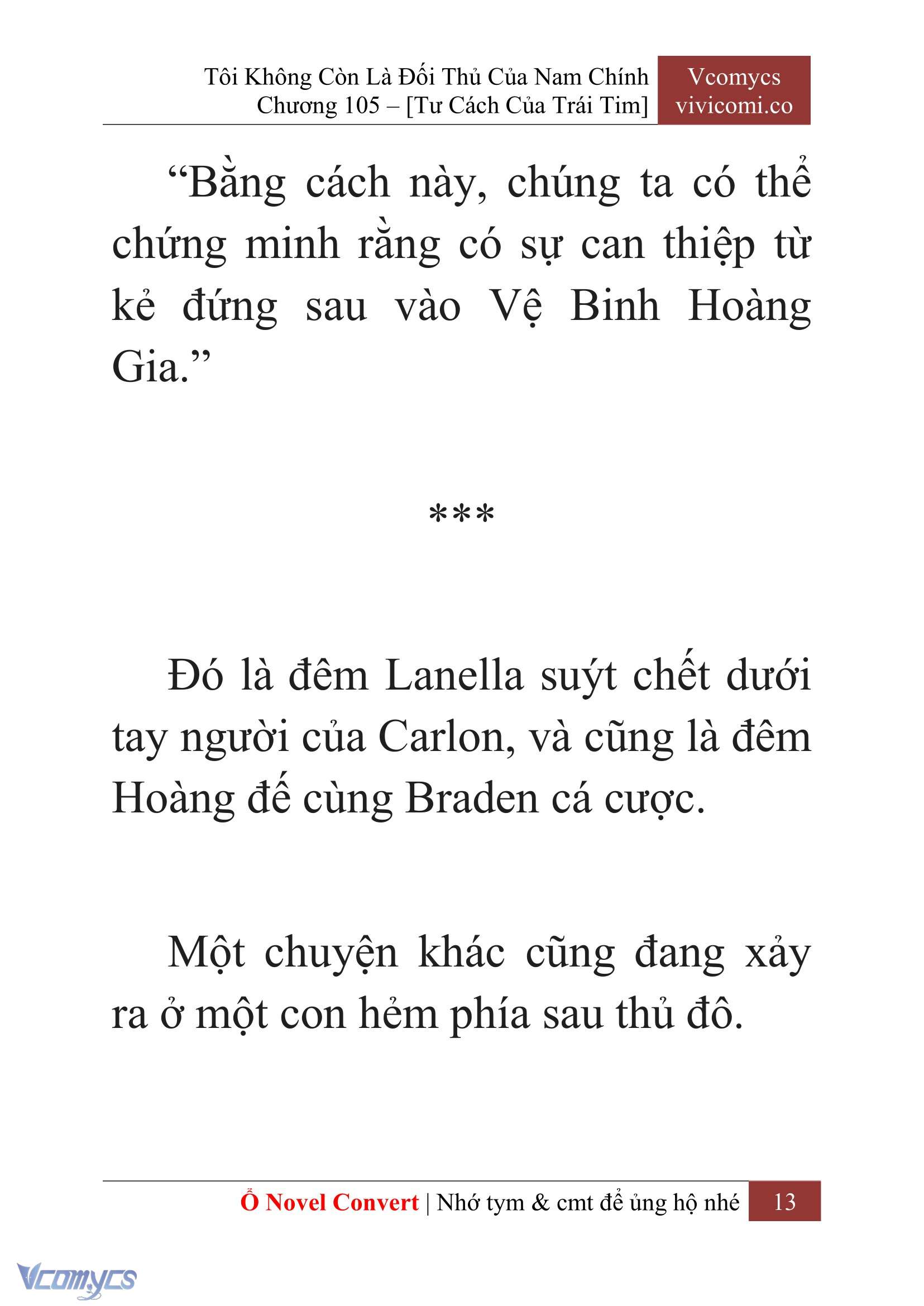 [Novel] Tôi Không Còn Là Đối Thủ Của Nam Chính Chapter  105 - 15