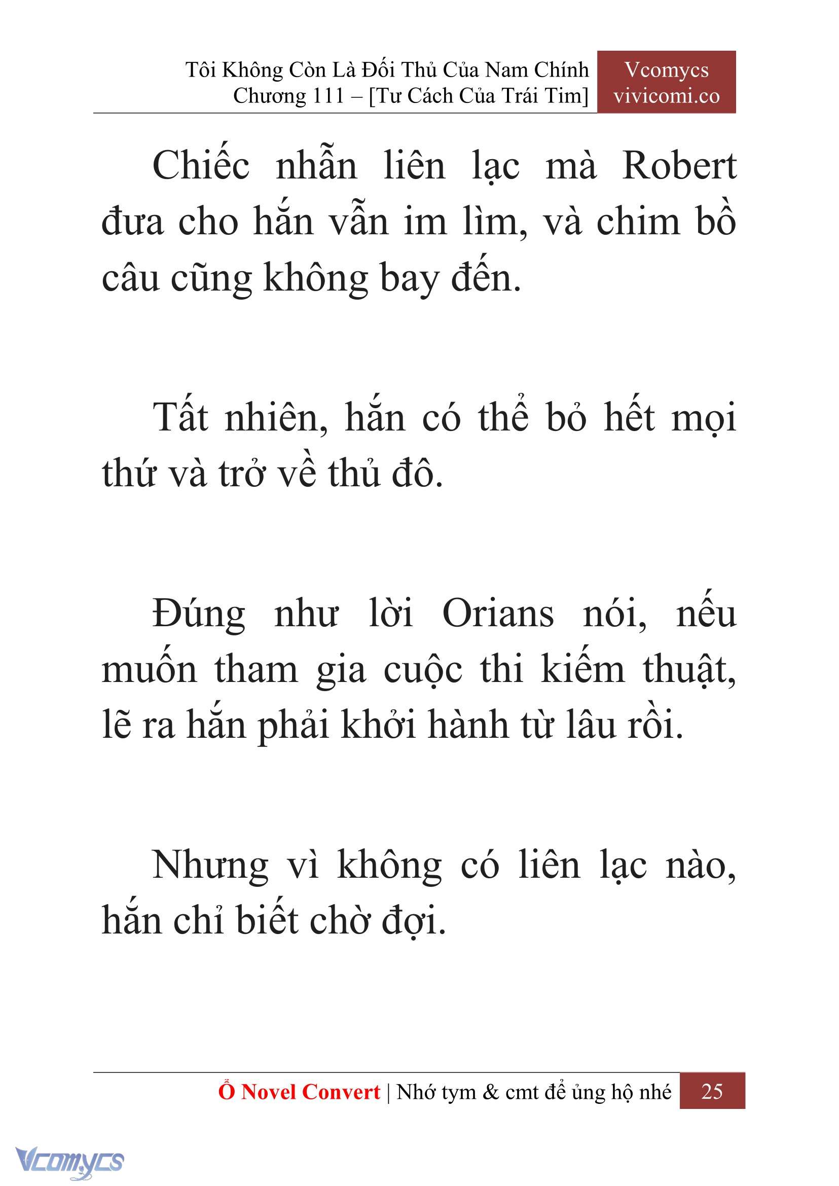 [Novel] Tôi Không Còn Là Đối Thủ Của Nam Chính Chapter  111 - 27