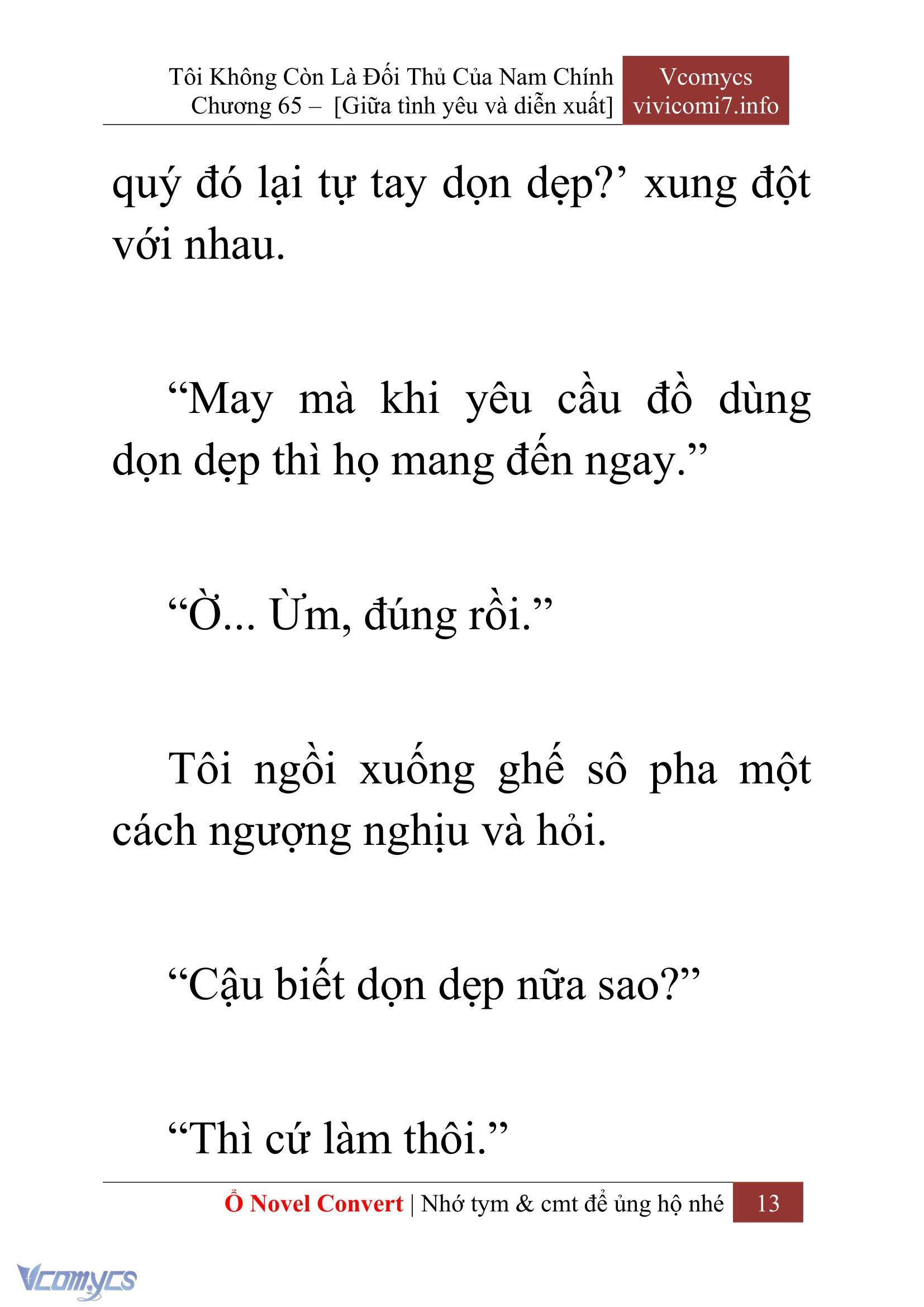 [Novel] Tôi Không Còn Là Đối Thủ Của Nam Chính Chapter  65 - 15
