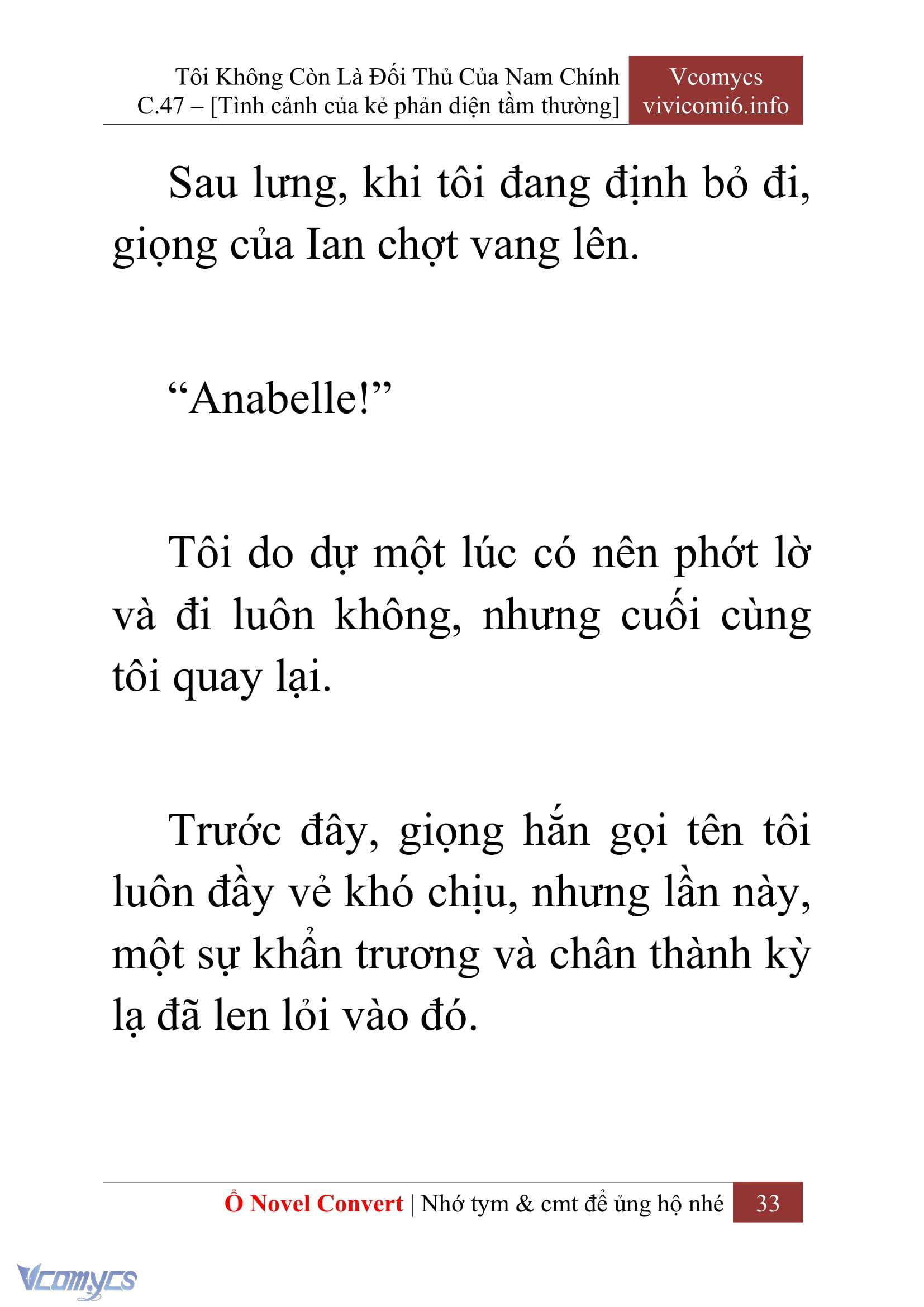 [Novel] Tôi Không Còn Là Đối Thủ Của Nam Chính Chapter  47 - 35