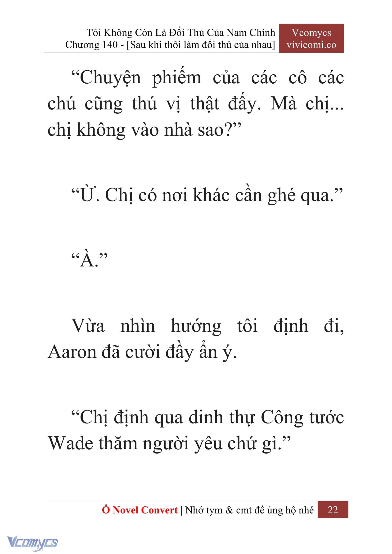 [Novel] Tôi Không Còn Là Đối Thủ Của Nam Chính Chapter  140 - 24