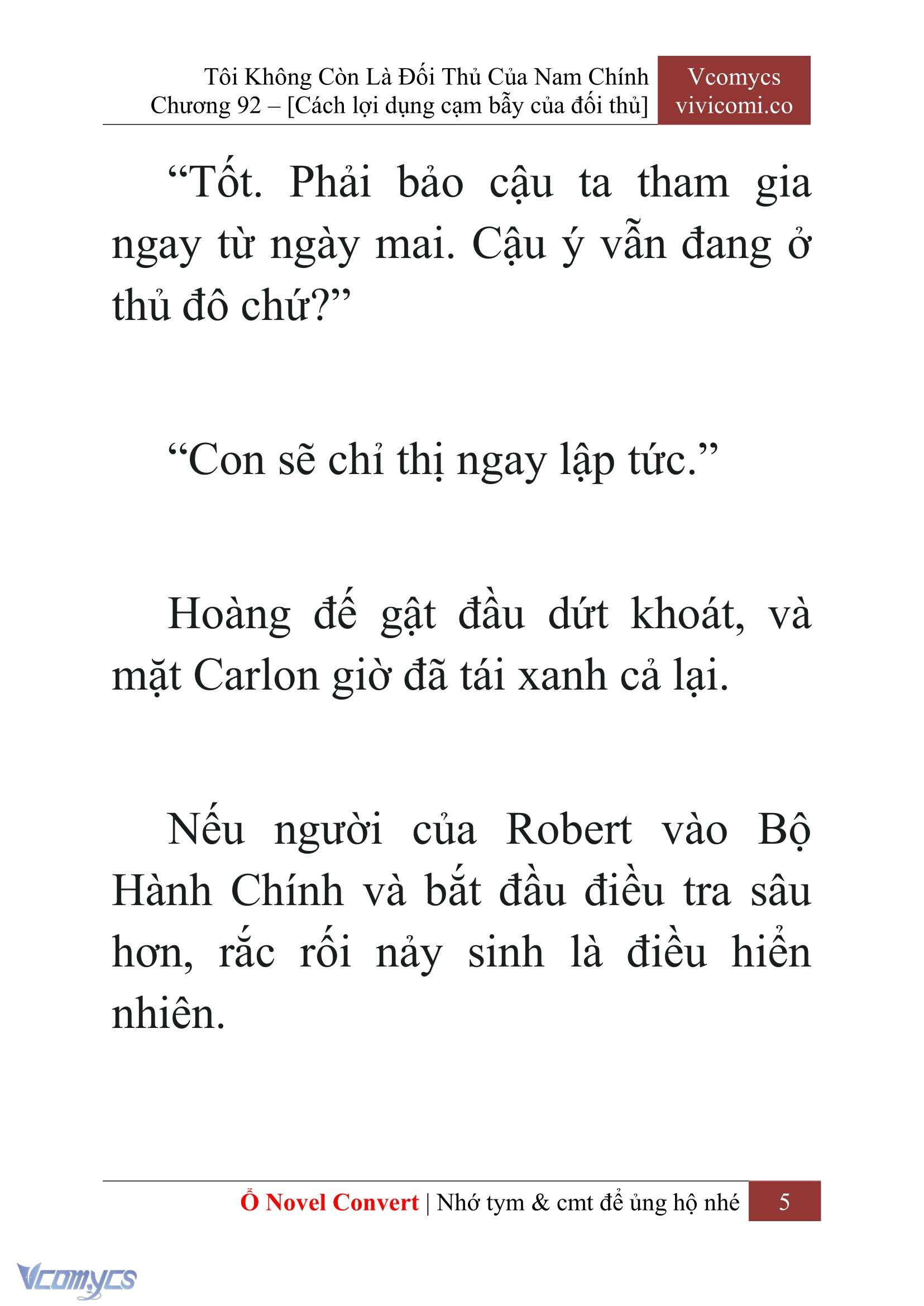[Novel] Tôi Không Còn Là Đối Thủ Của Nam Chính Chapter  92 - 7