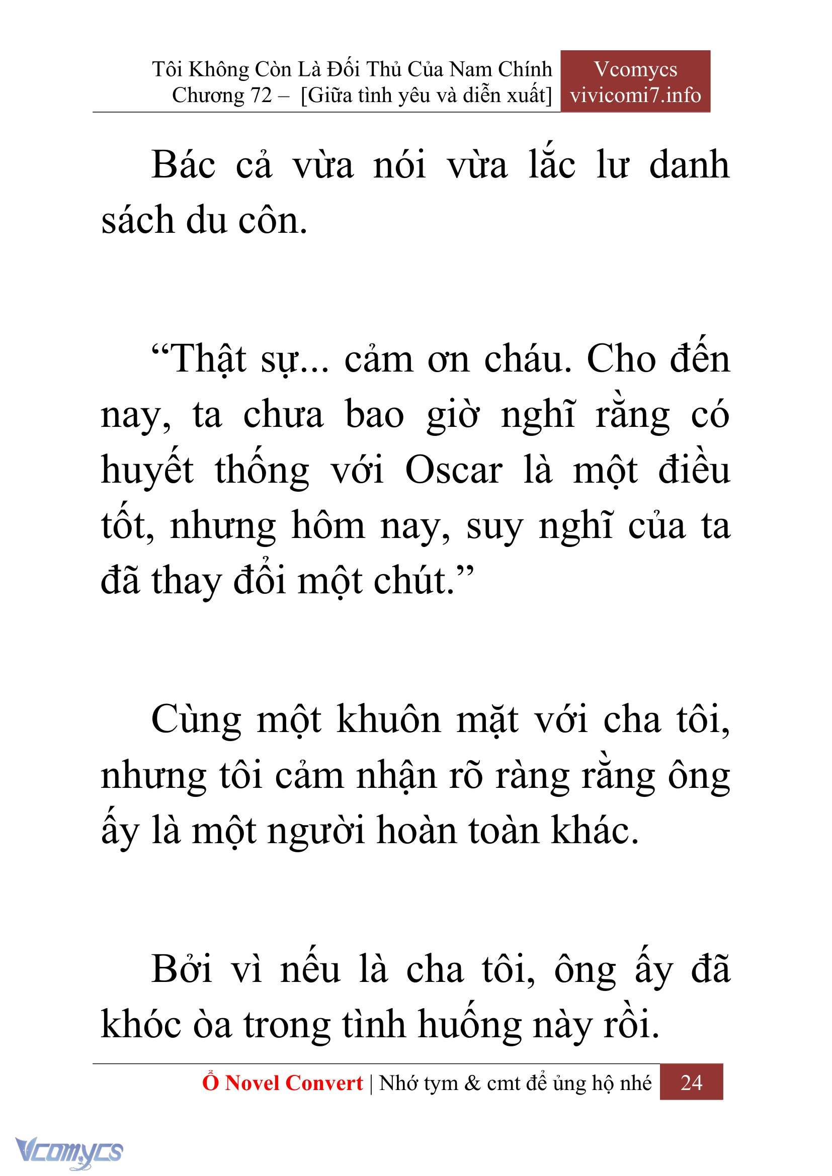 [Novel] Tôi Không Còn Là Đối Thủ Của Nam Chính Chapter  72 - 26