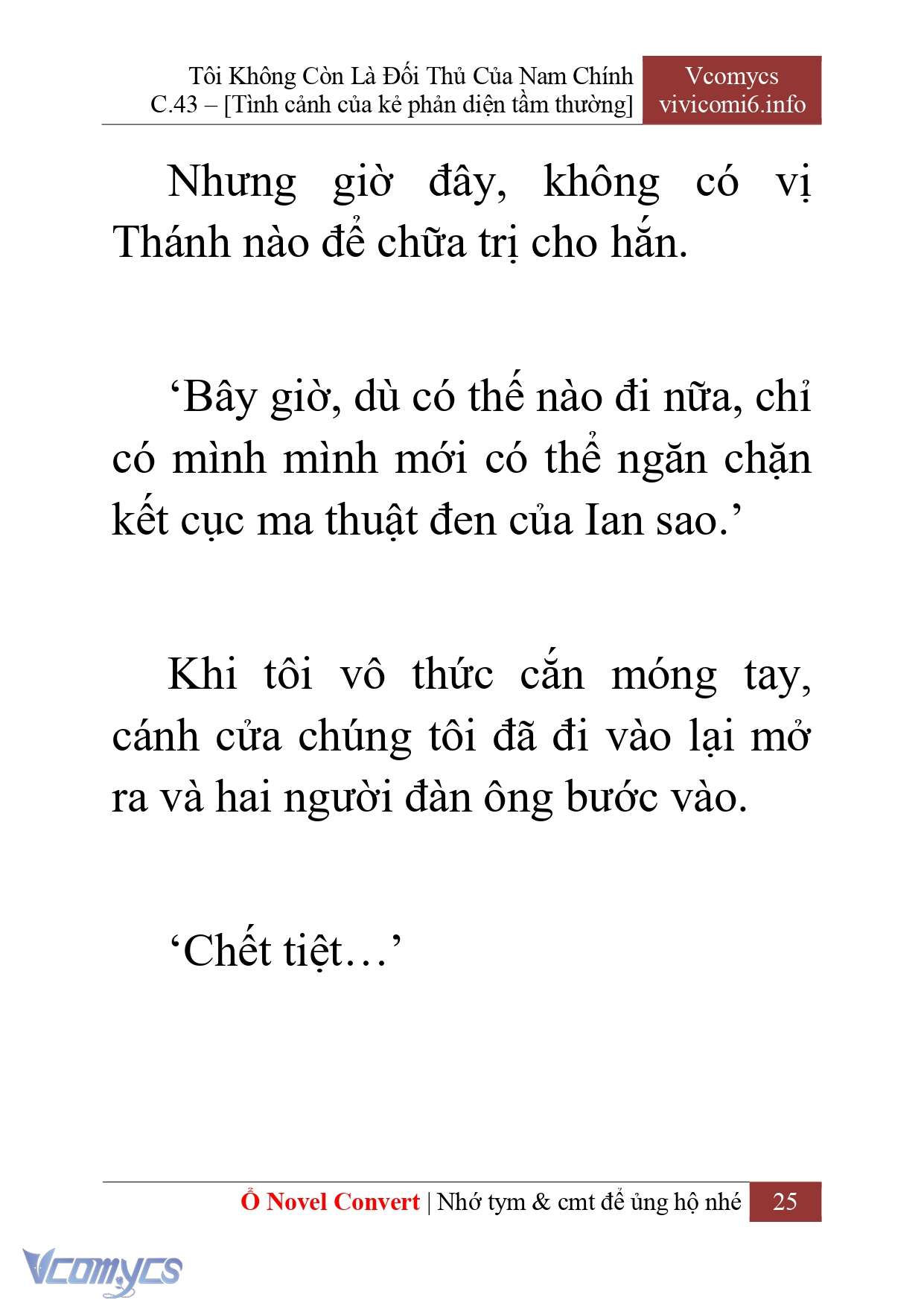 [Novel] Tôi Không Còn Là Đối Thủ Của Nam Chính Chapter  43 - 27