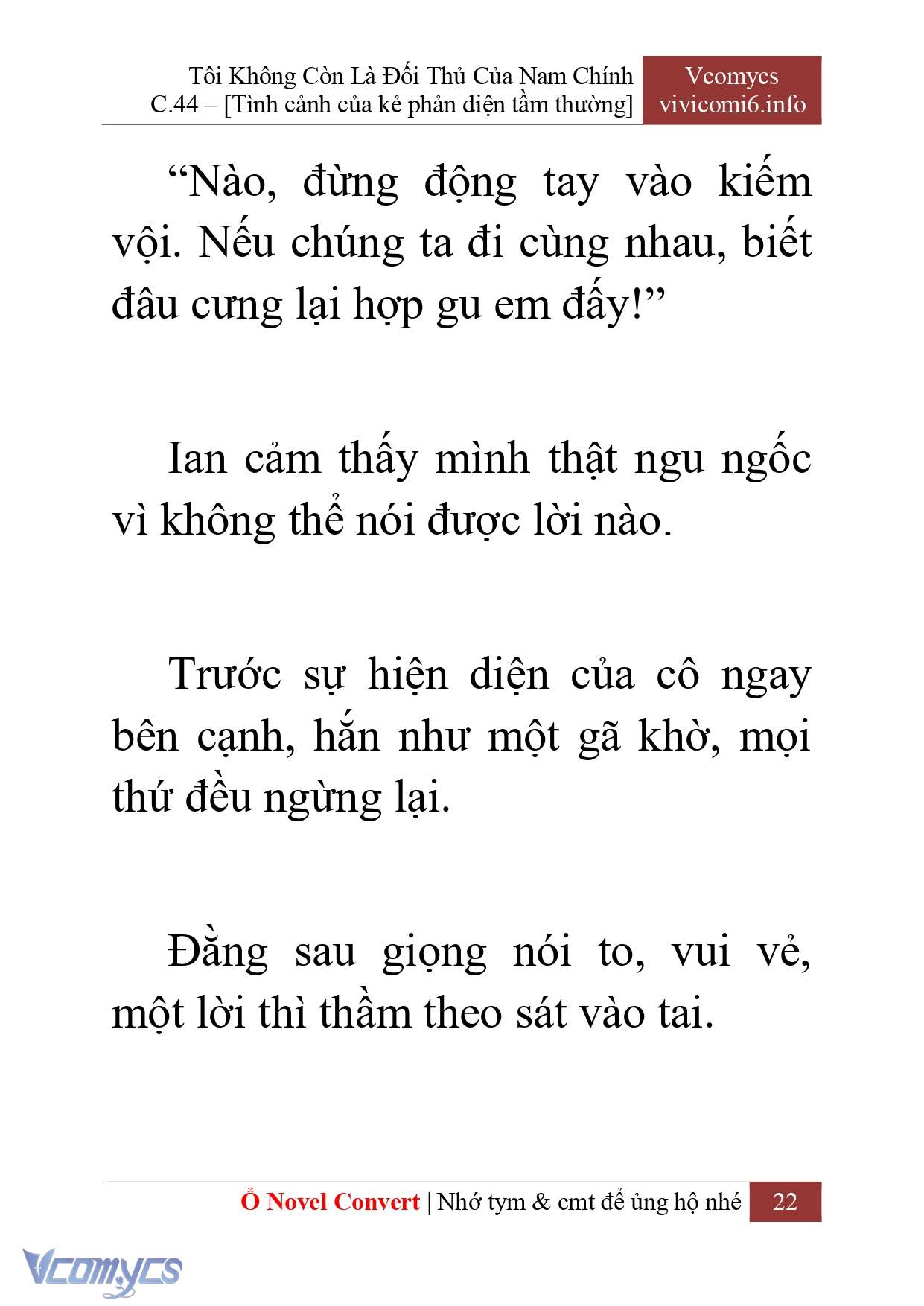 [Novel] Tôi Không Còn Là Đối Thủ Của Nam Chính Chapter  44 - 24